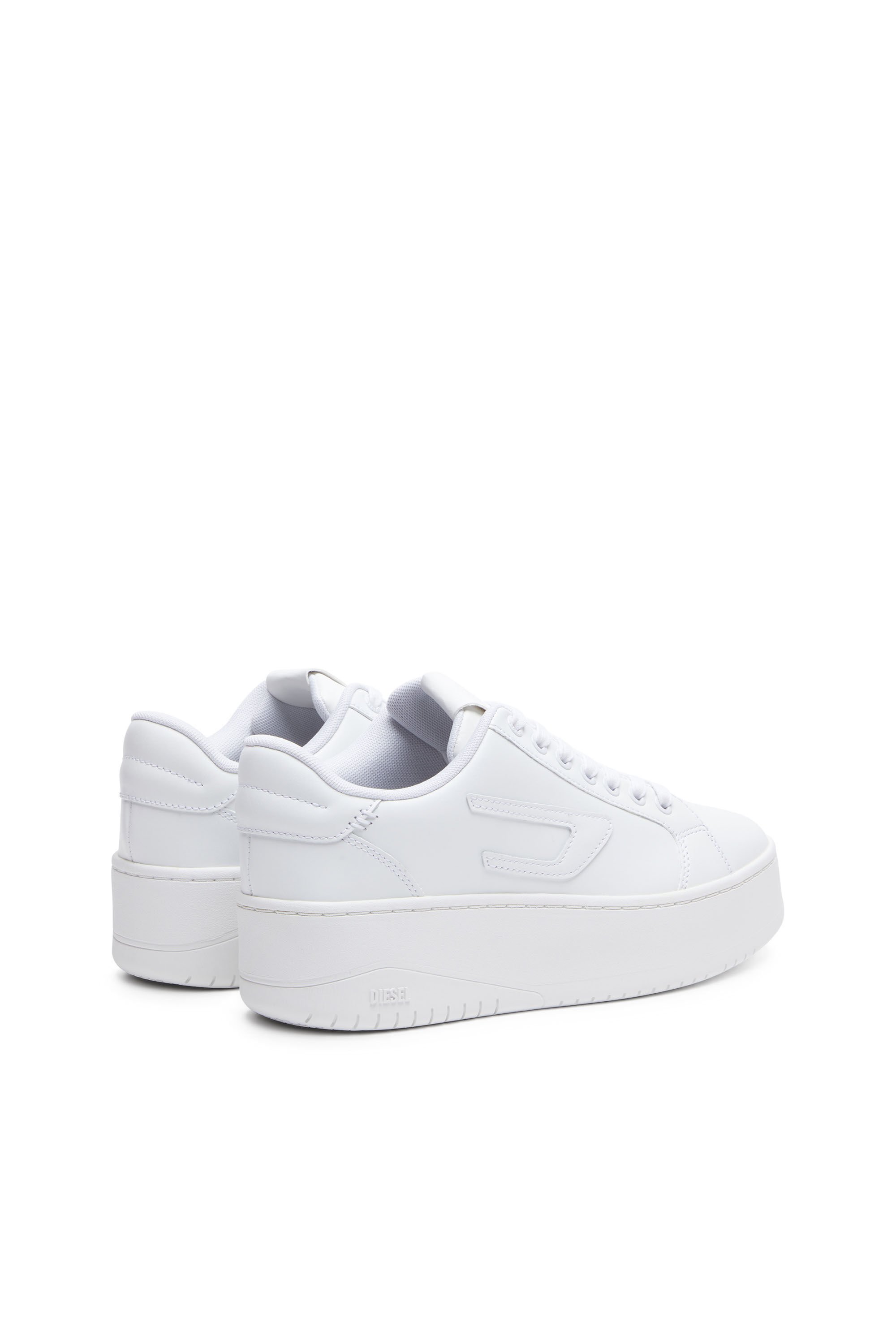 Diesel - S-ATHENE BOLD X, Female's カウレザープラットフォームスニーカー in ホワイト - 3
