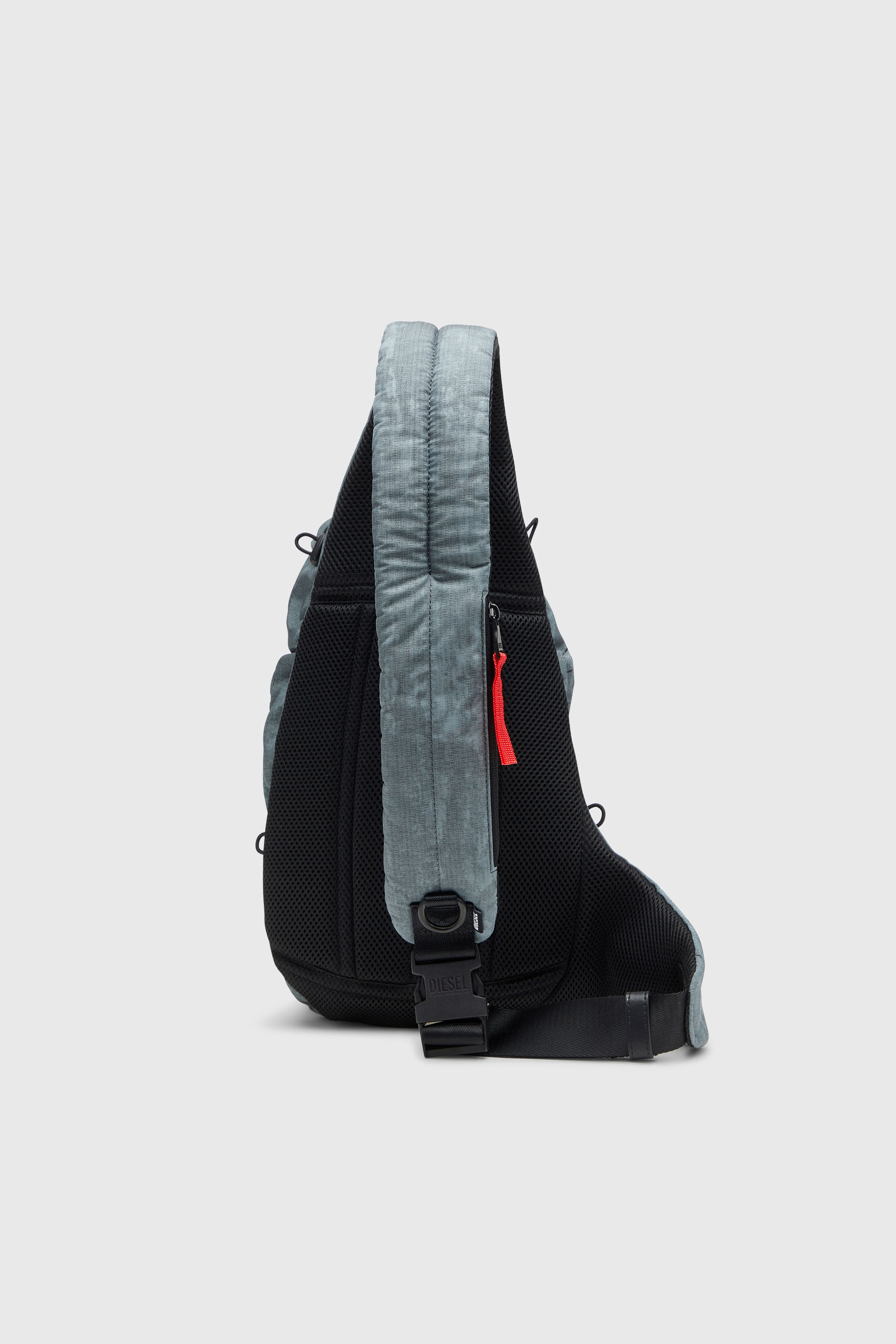 Diesel - ZIP-D SLING BAG X, Unisex's スリングバッグ in グレー - 3