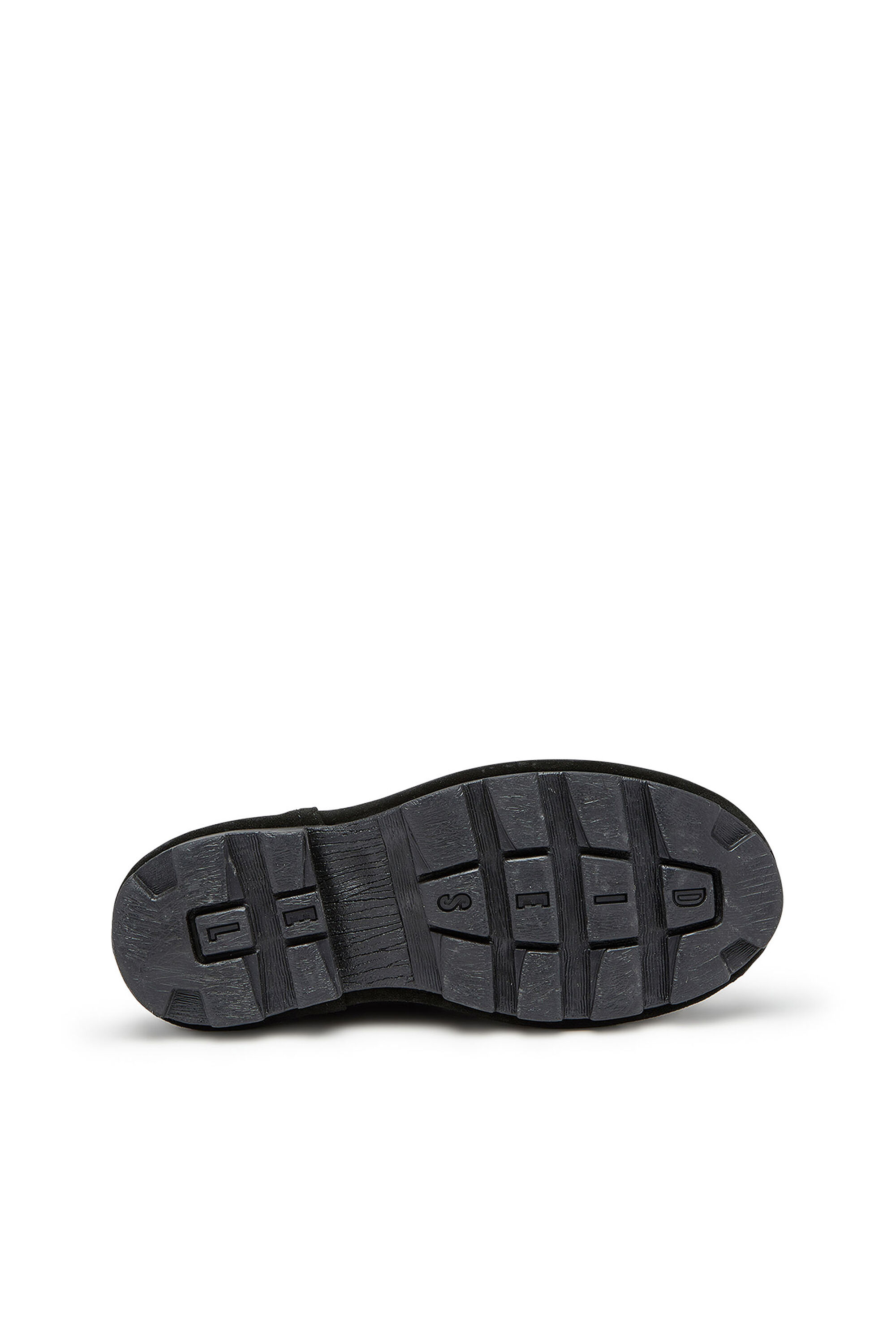 Diesel - D-HAMMER CH MD, Unisex's D-Hammer-Suede ankle boots with embossed logo in ブラック - 4