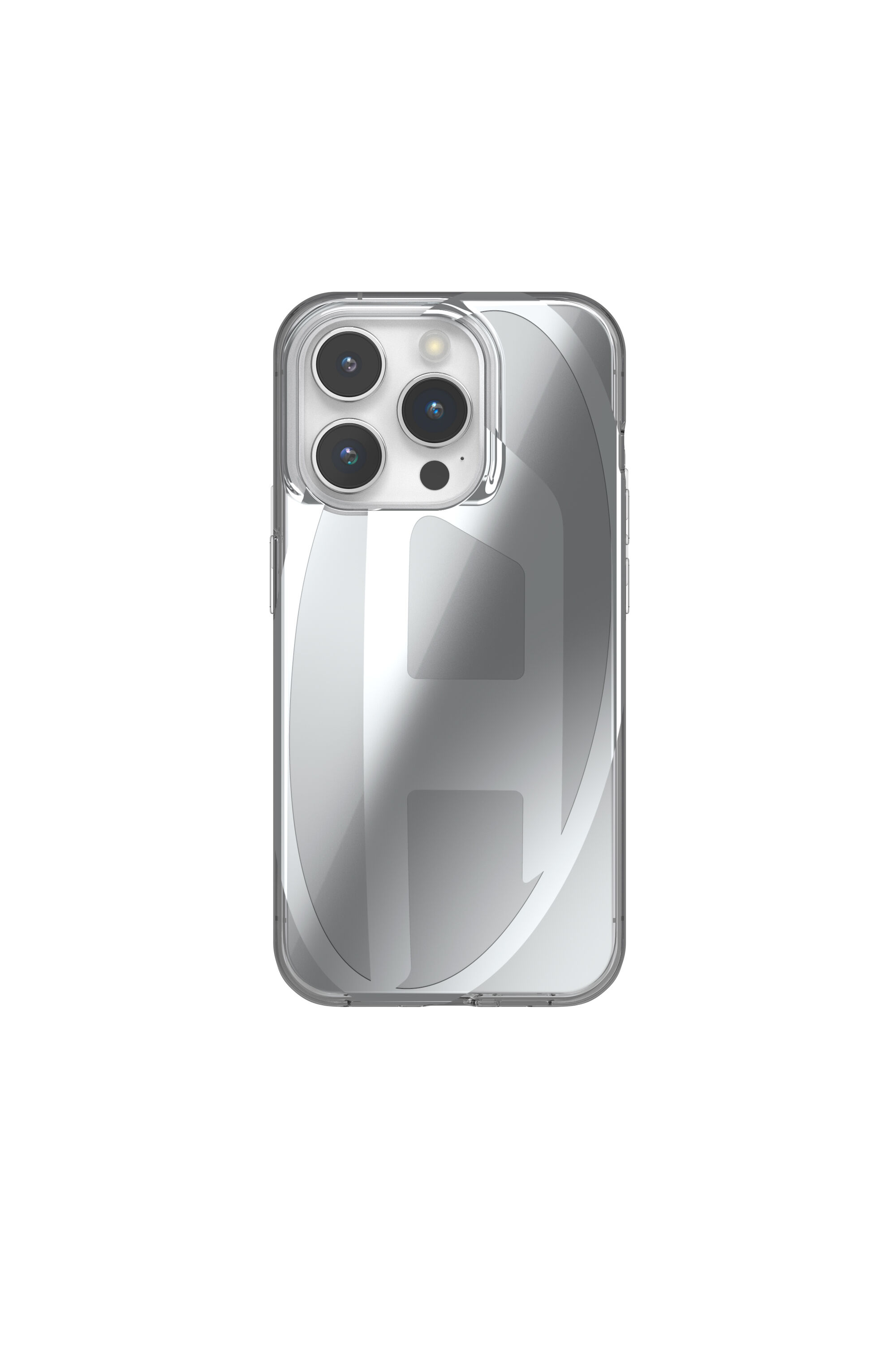 Diesel - 54096 MOULDED CASE, Unisex's iPhone 15 Pro クリアケース in シルバー - 2