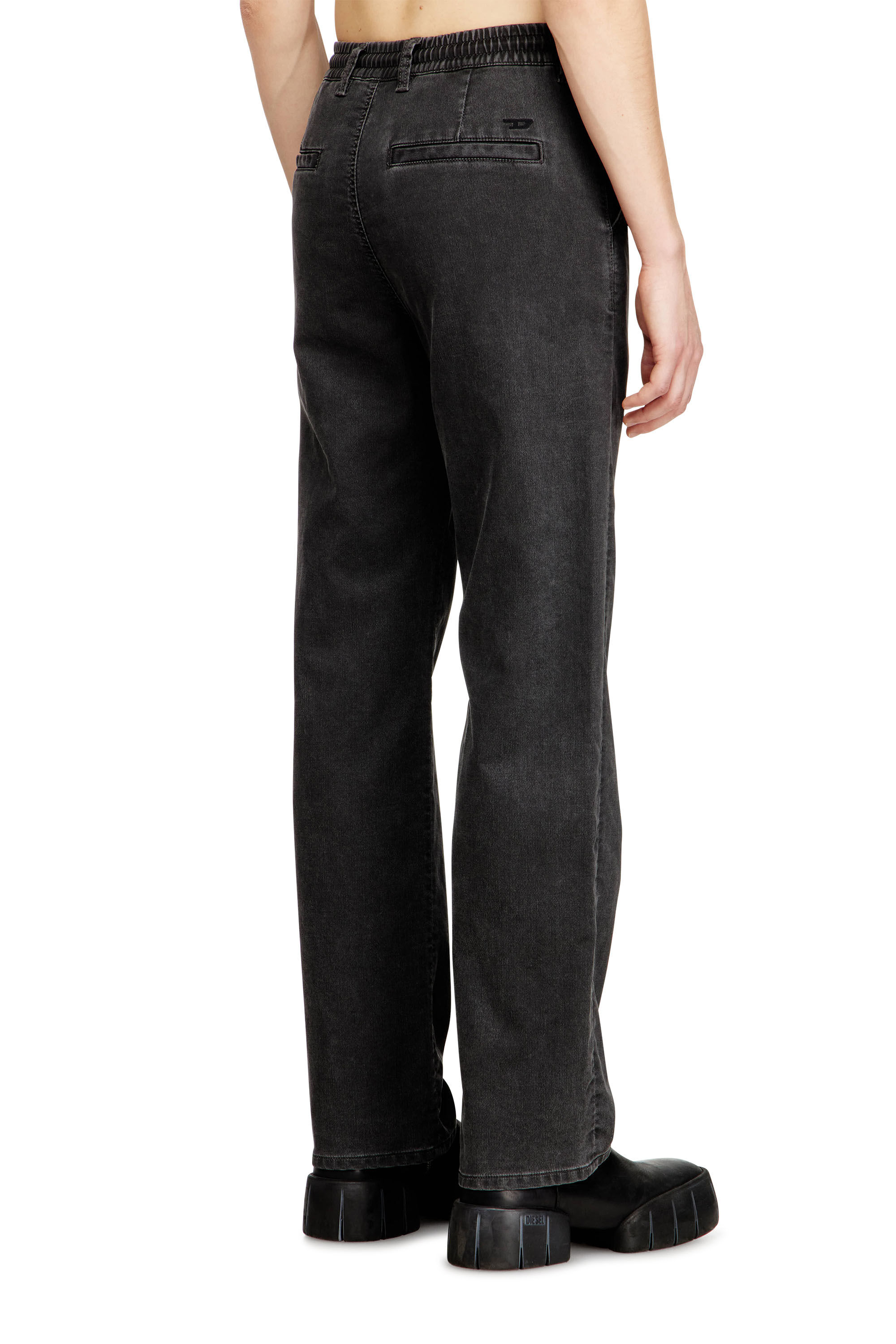 Diesel - Unisex's Regular D-Phant-chino Joggjeans&reg; 09P01, ブラック/ダークグレー - 4