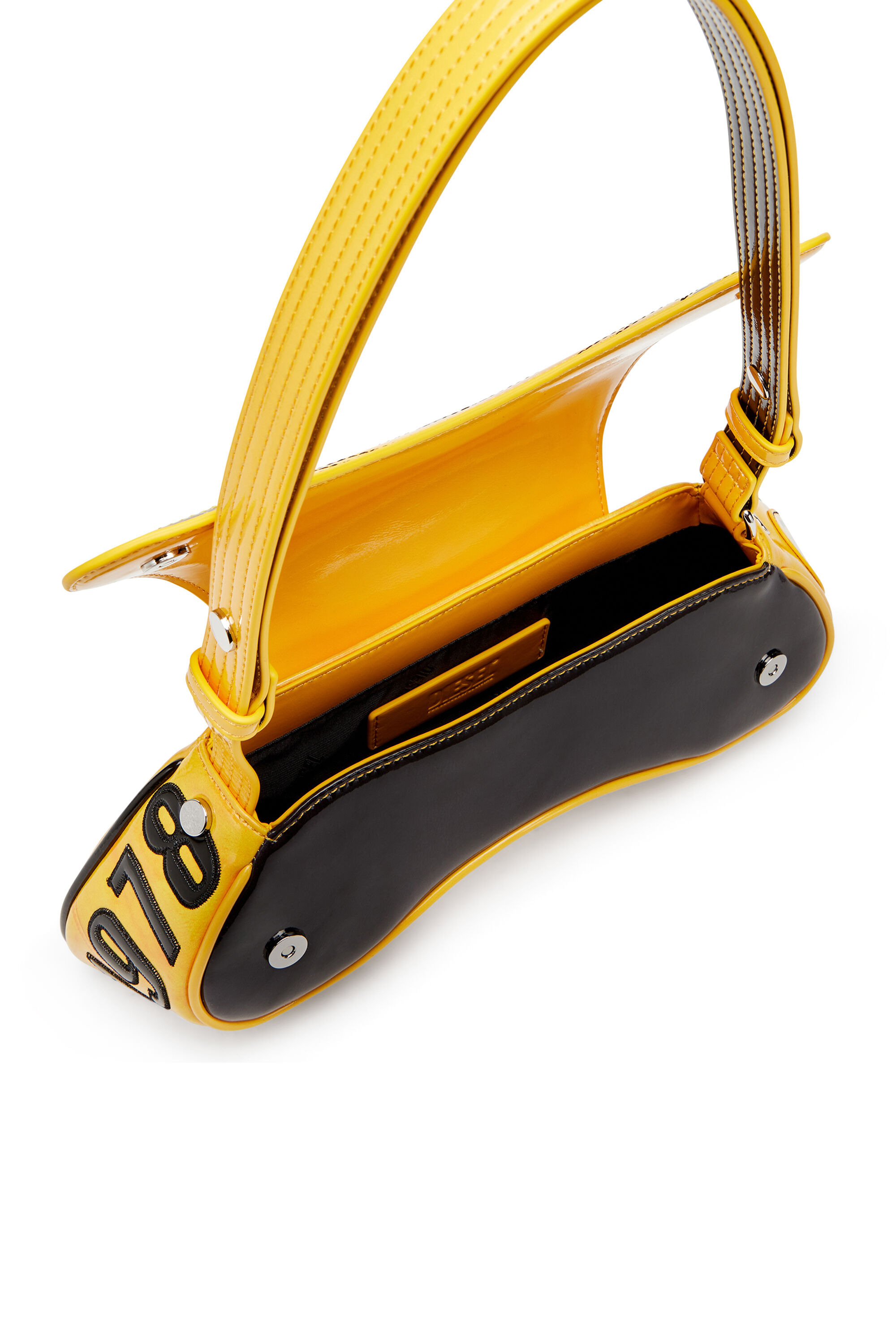 【関税込み】Diesel イエロー Play クロスボディバッグ Diesel Play Cross Body Bag | Yellow | FARFETCH