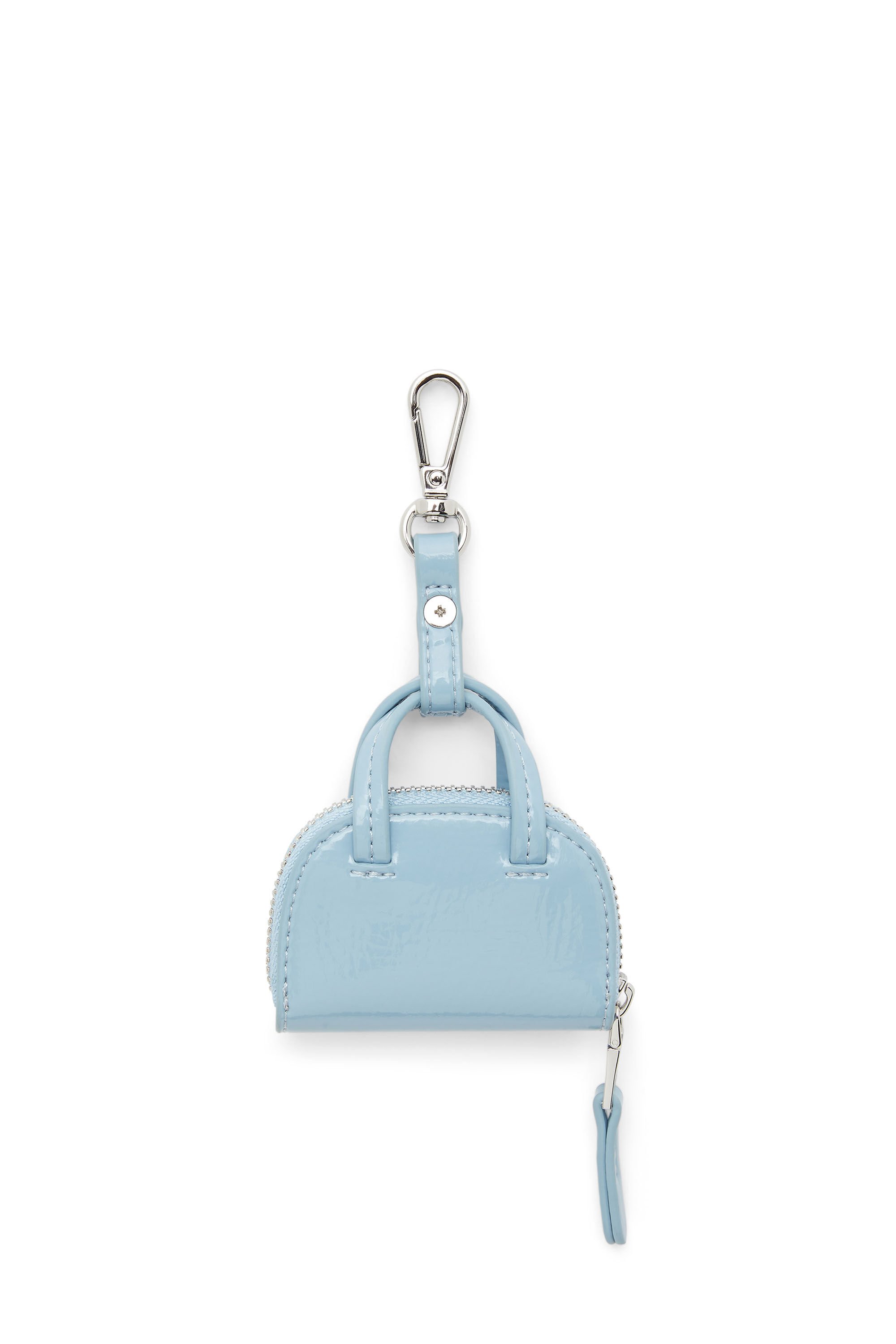 Diesel - 1DR DOME CHARMS, Female's Bag charm in glossy, crinkled naplak in アジュール - 2
