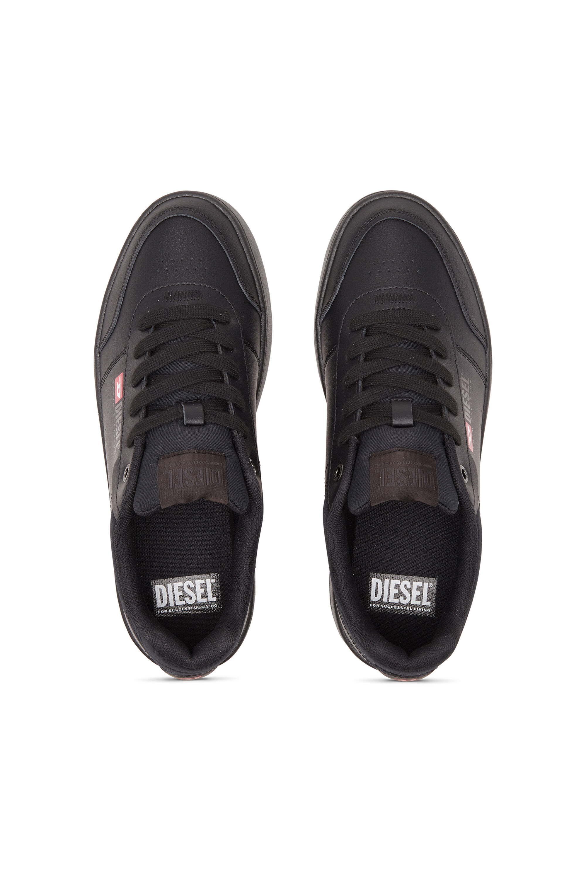 Diesel - S-ATHENE BOLD VTG W, Female's S-Athene-Retro platform sneakers in leather in ブラック - 5