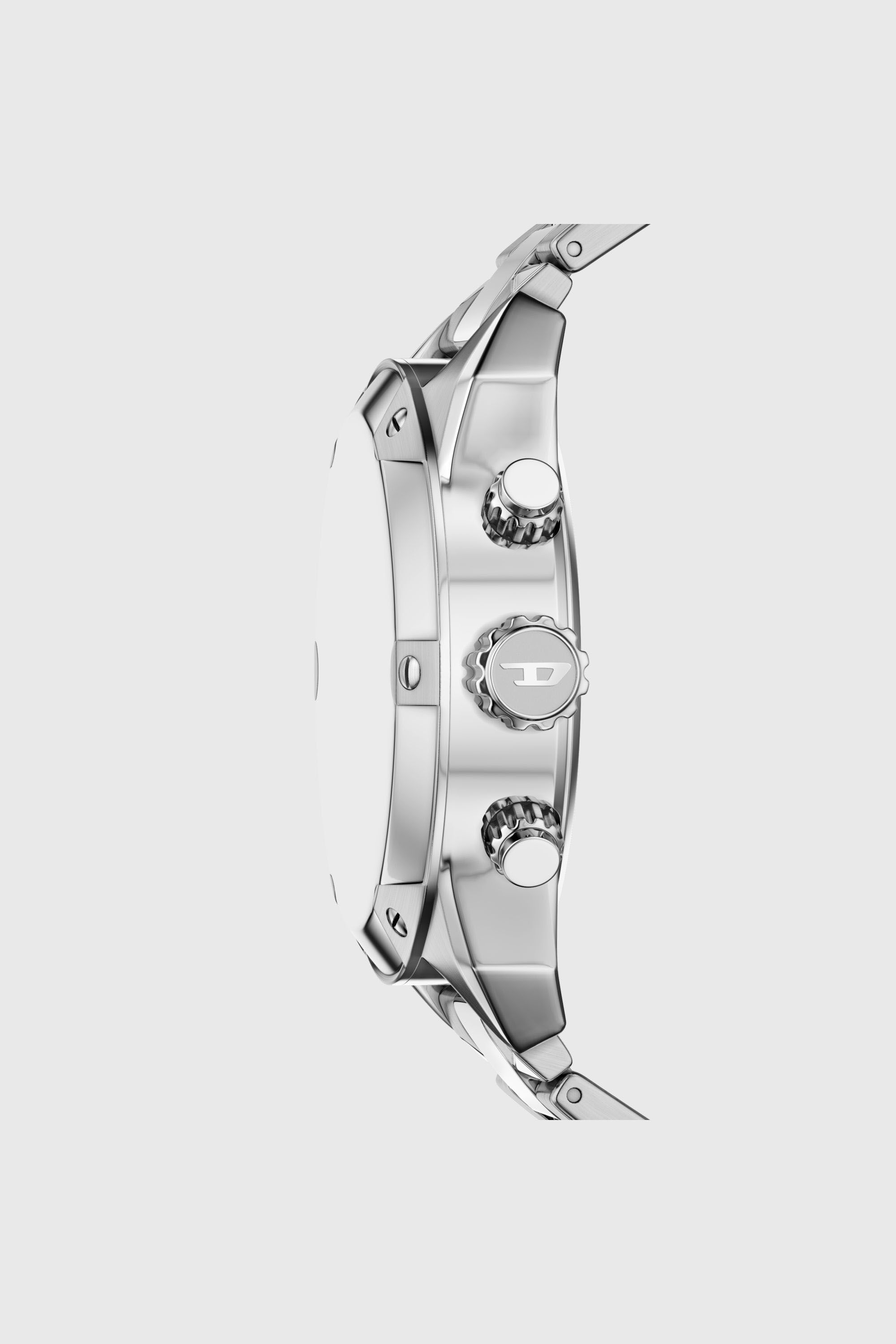 Diesel - DZ4709 WATCH, Male's Spiked Stainless Steel Watch in シルバー - 3