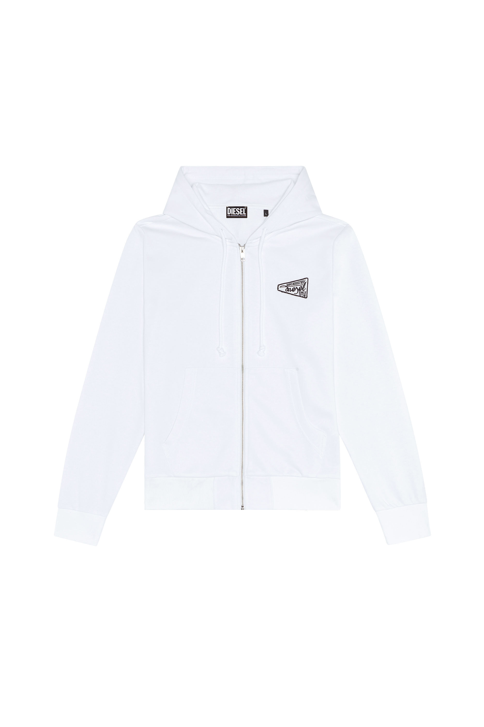 S-GINN-HOOD-ZIP-K8（MEN）: ジップアップパーカー｜ディーゼル