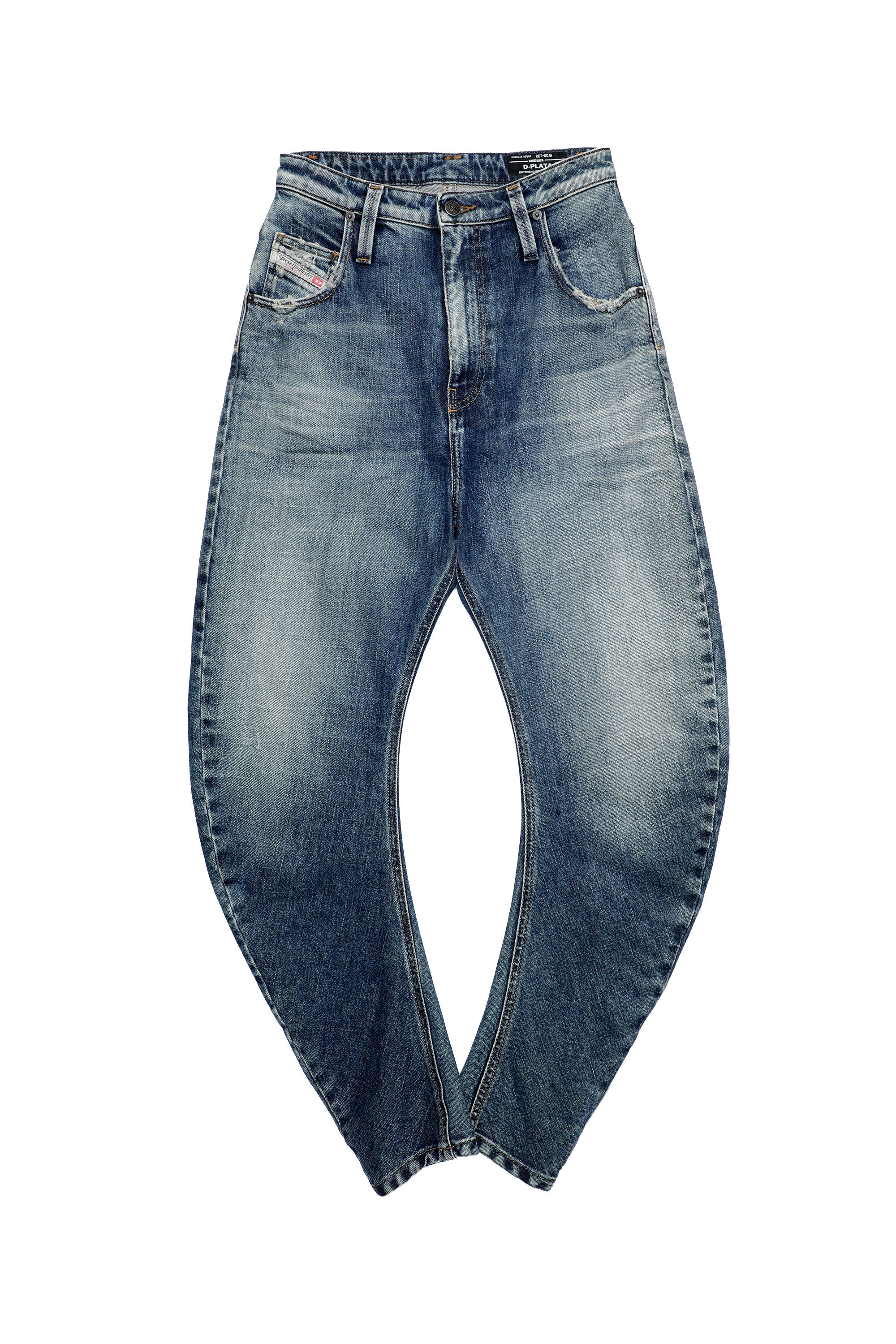 Diesel - D-Plata 09A54 Boyfriend Jeans,  - Image 2