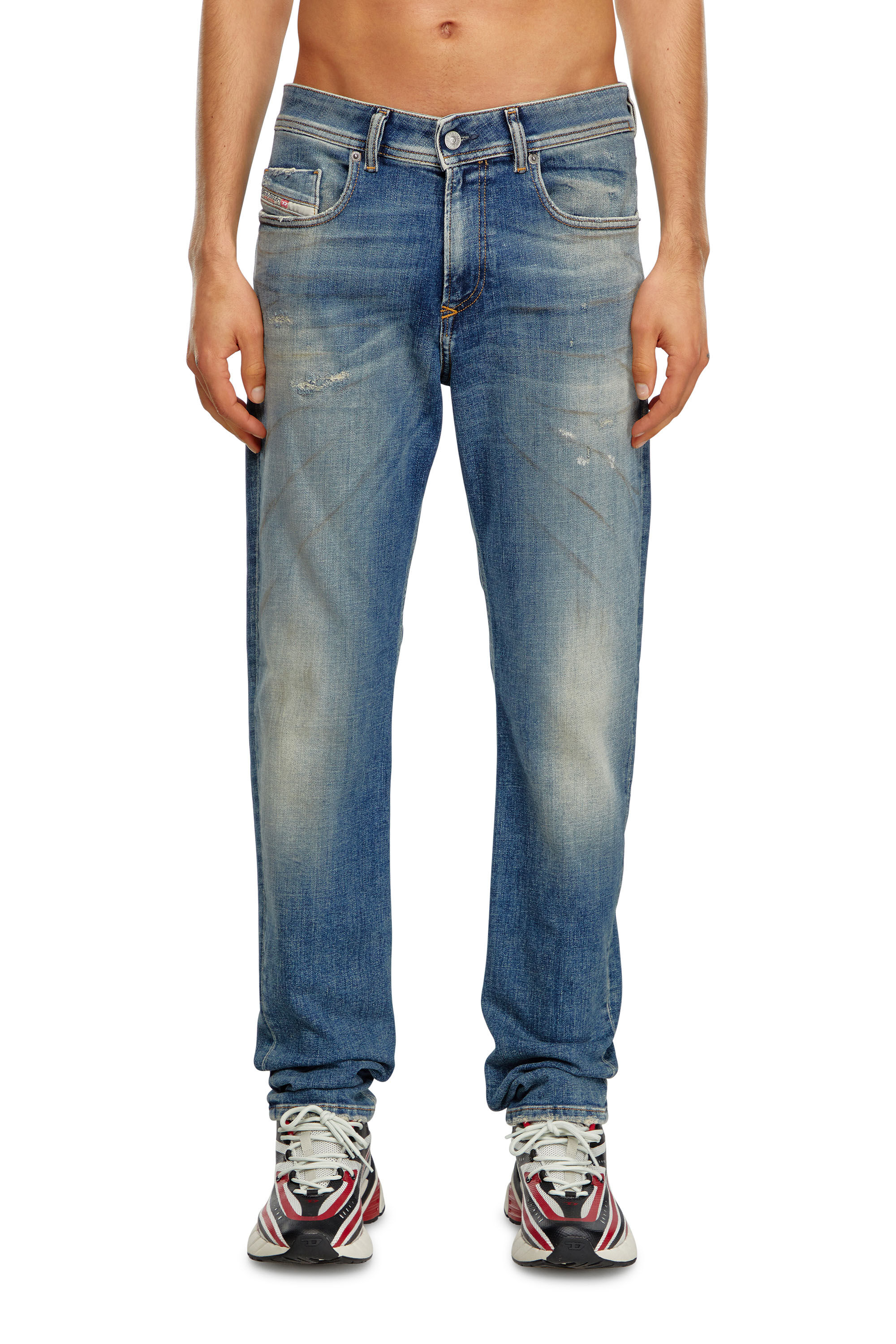 Diesel - Male's Skinny Jeans 1979 Sleenker 09J22, ミディアムブルー - 3