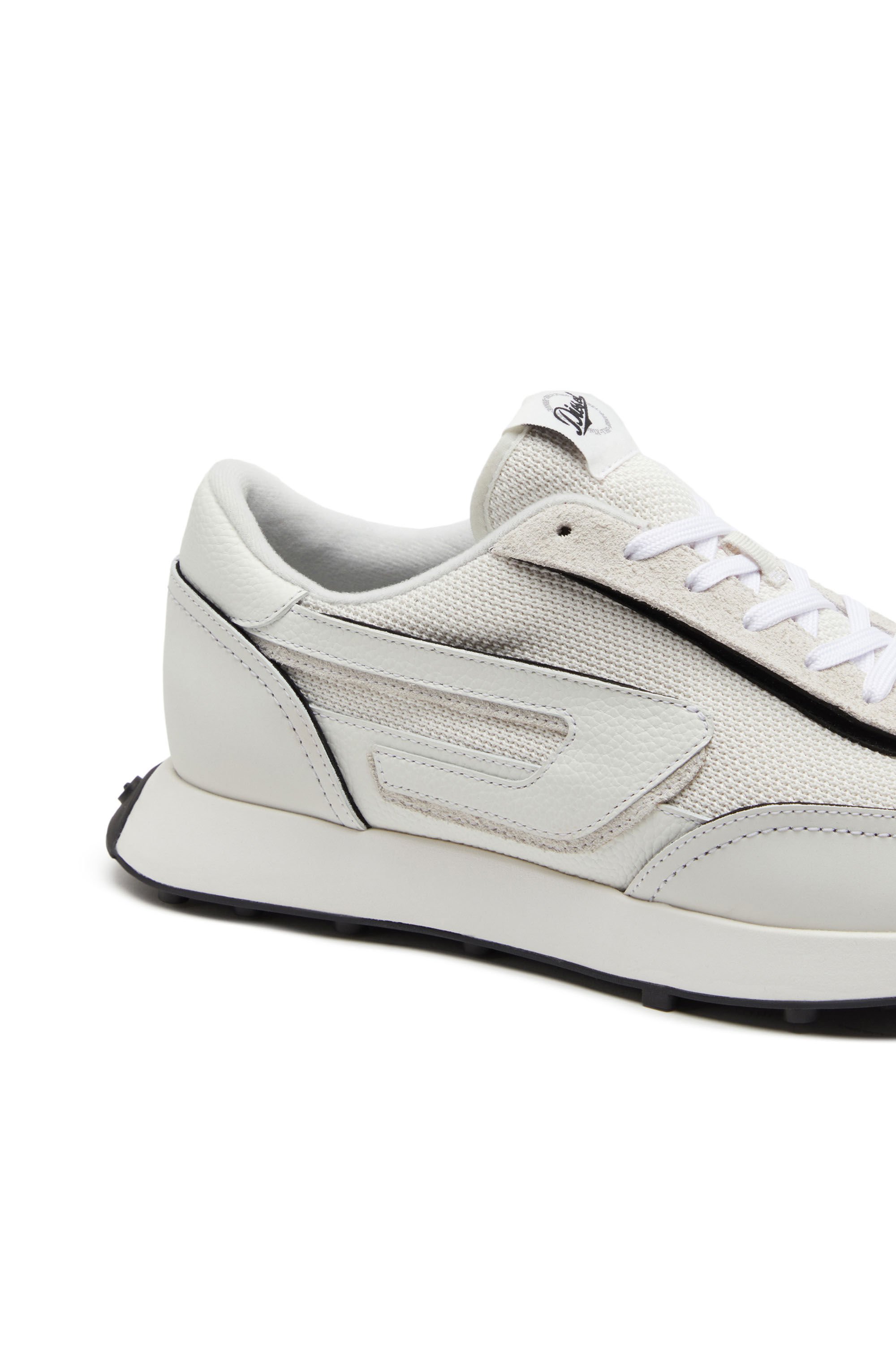 Diesel - S-RACER LC, Male's メッシュ スニーカー - S-Racer Lc in ホワイト/ブラック - 6