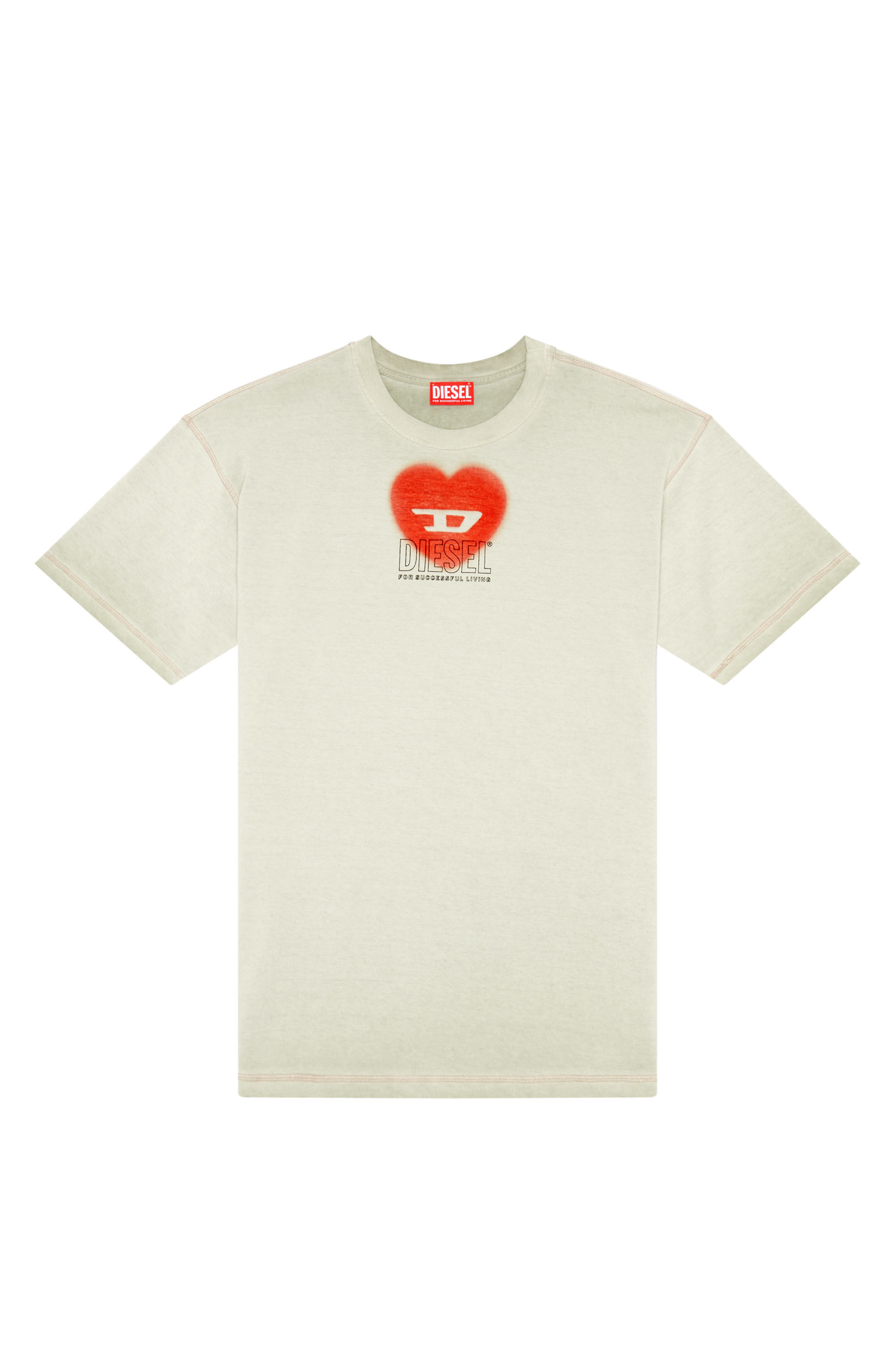 T-BUXT-N4 Tシャツ｜ベージュ｜ウィメンズ｜DIESEL