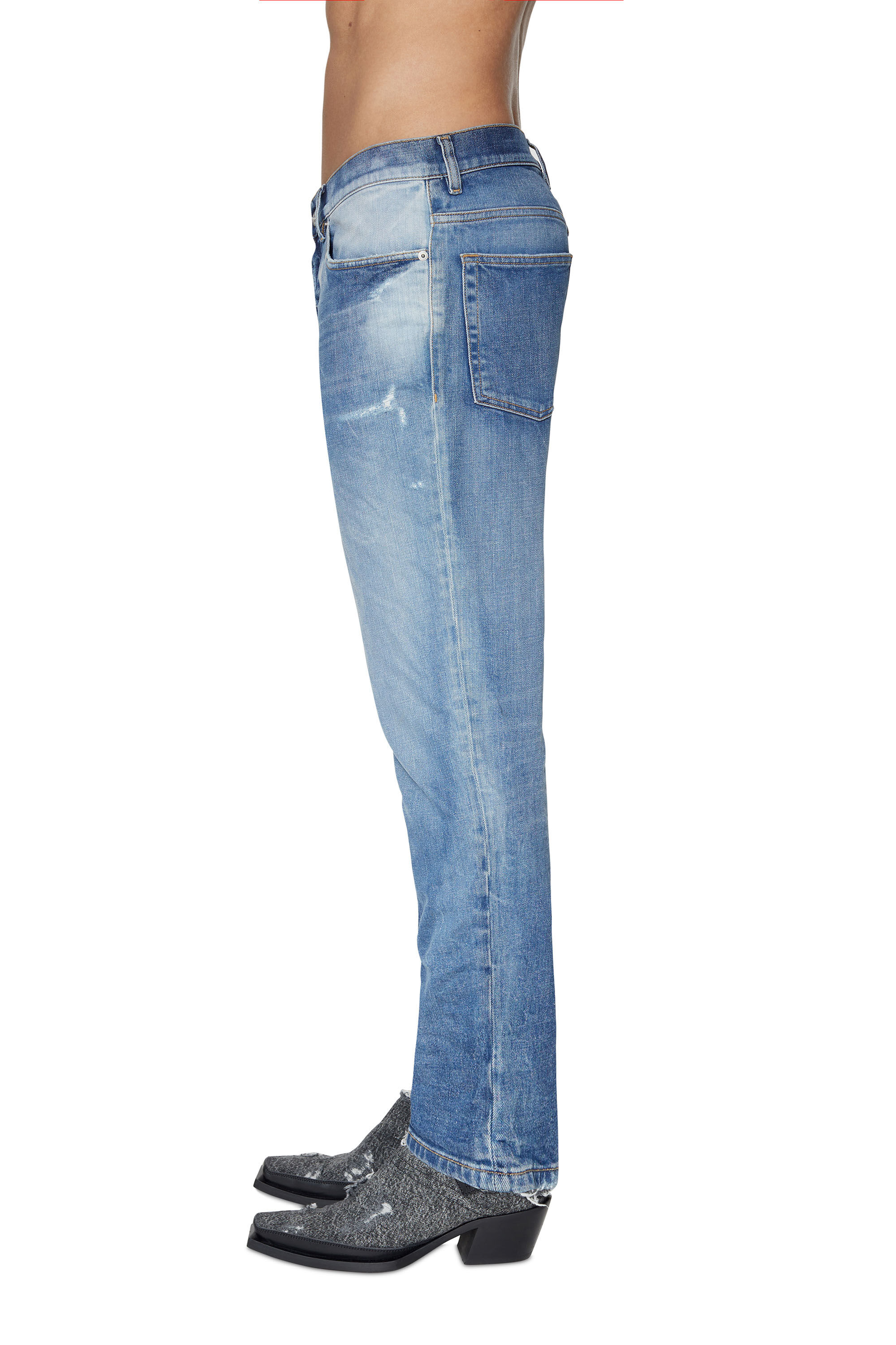 Diesel - 2005 D-FINING 09E16 Tapered Jeans, ミディアムブルー - Image 6