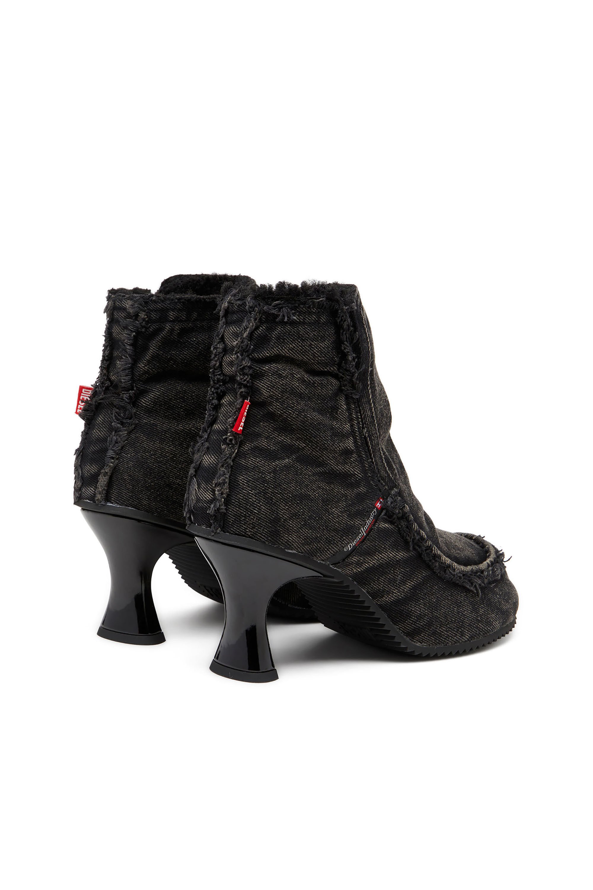 Diesel - D-WOODSTOCK HEEL AB, Female's アンクルブーツ in ブラック - 4