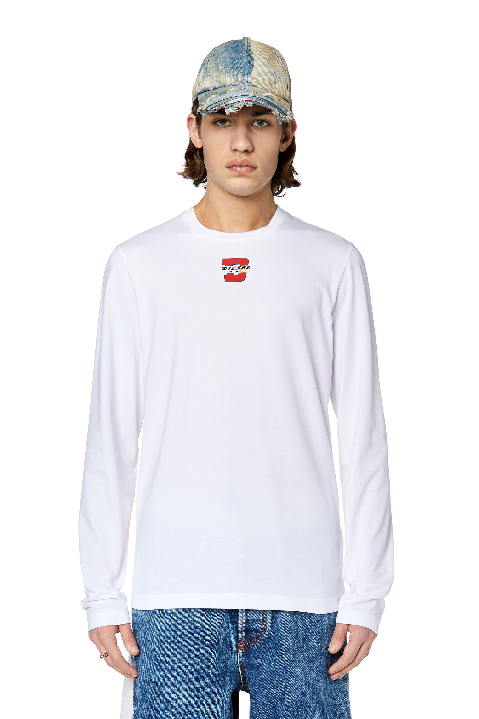 T-DIEGOR-LS-K2 （MEN）: ロングスリーブロゴTシャツ