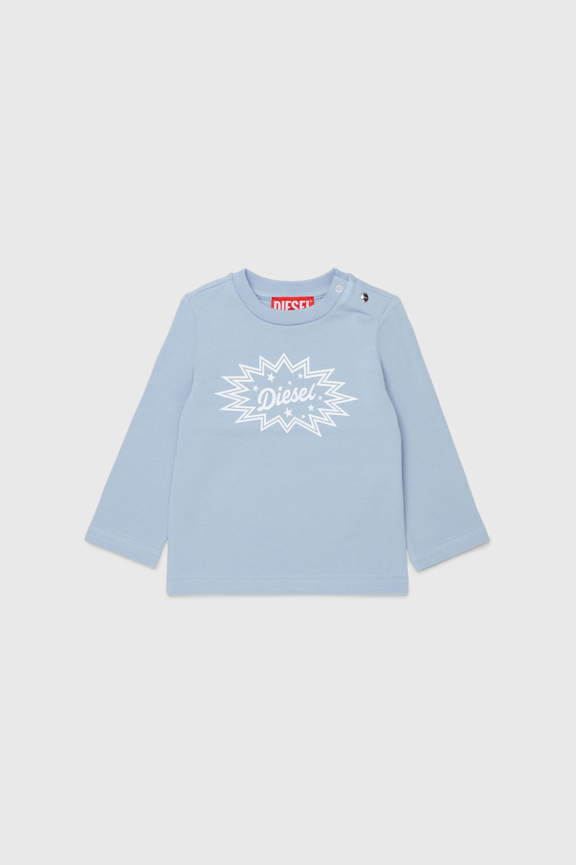 Diesel - TFUMB, Female's Tシャツ in ライトブルー - 1