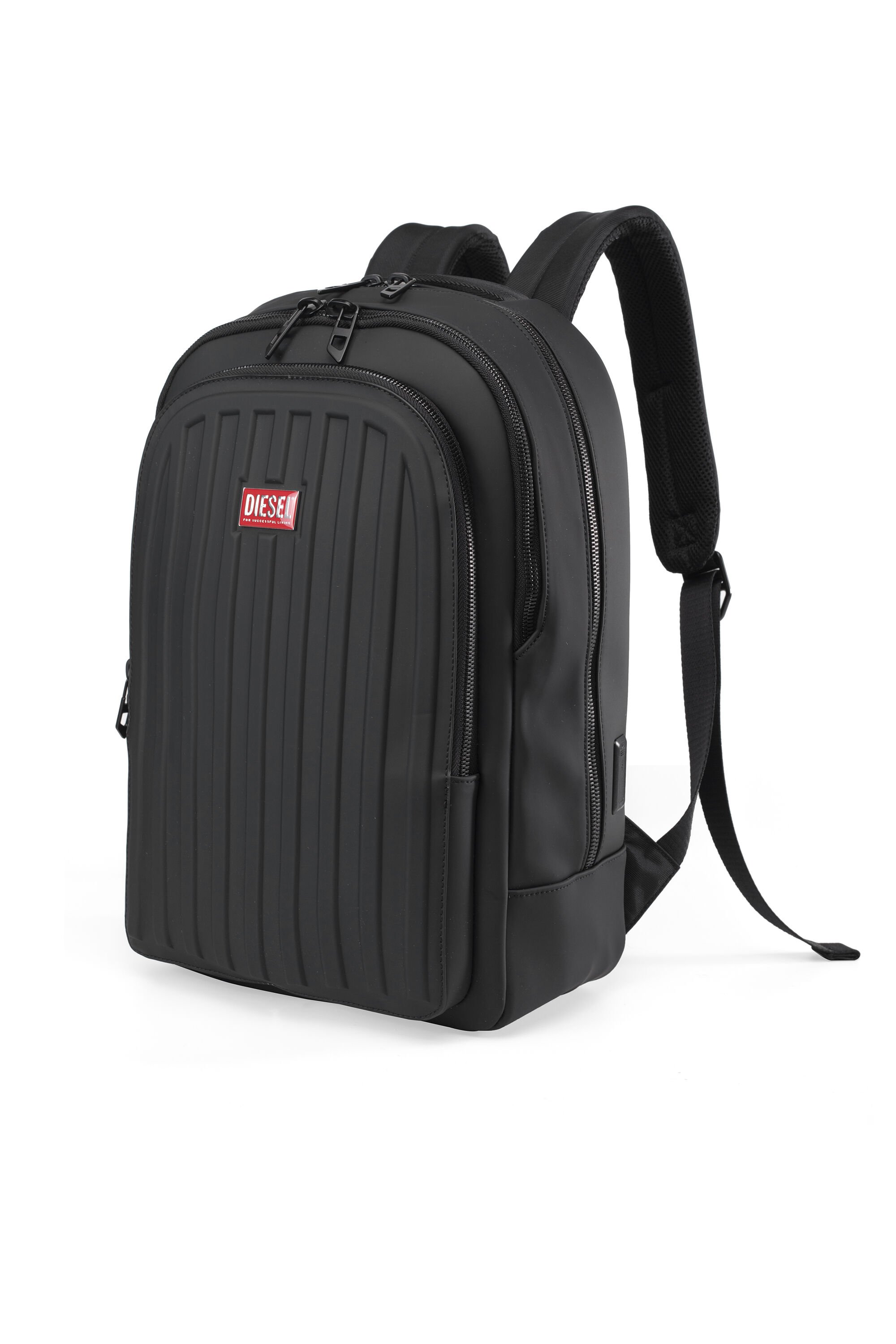 Diesel - DIESEL ALUMINUM BACKPACK DSB003, Unisex's Functional business backpack in ブラック - 5