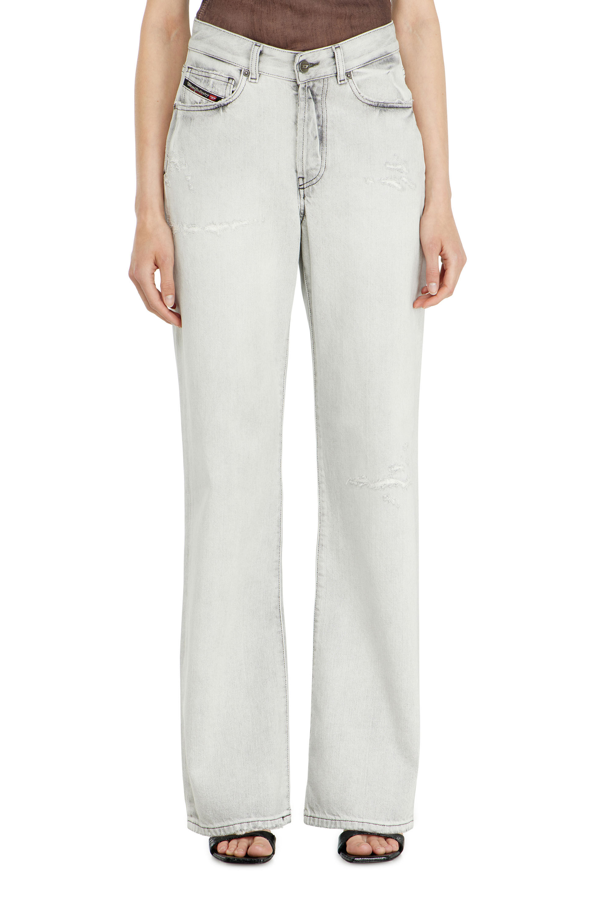 Diesel - Female's Regular Jeans 1971 D-Sent 09P58, ライトグレー - 4