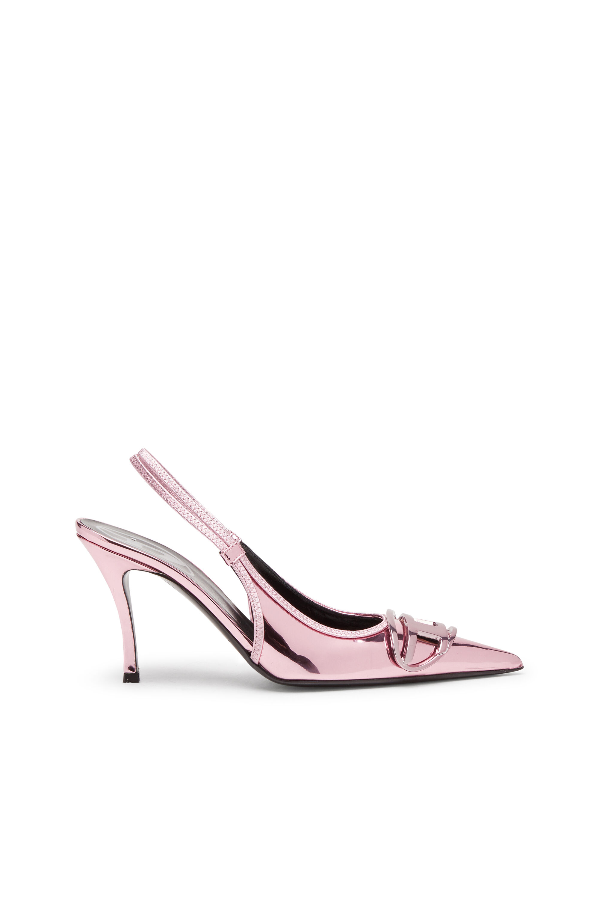 D-VENUS SB D-Venus-Slingback pumps with mirror finish｜ピンク 
