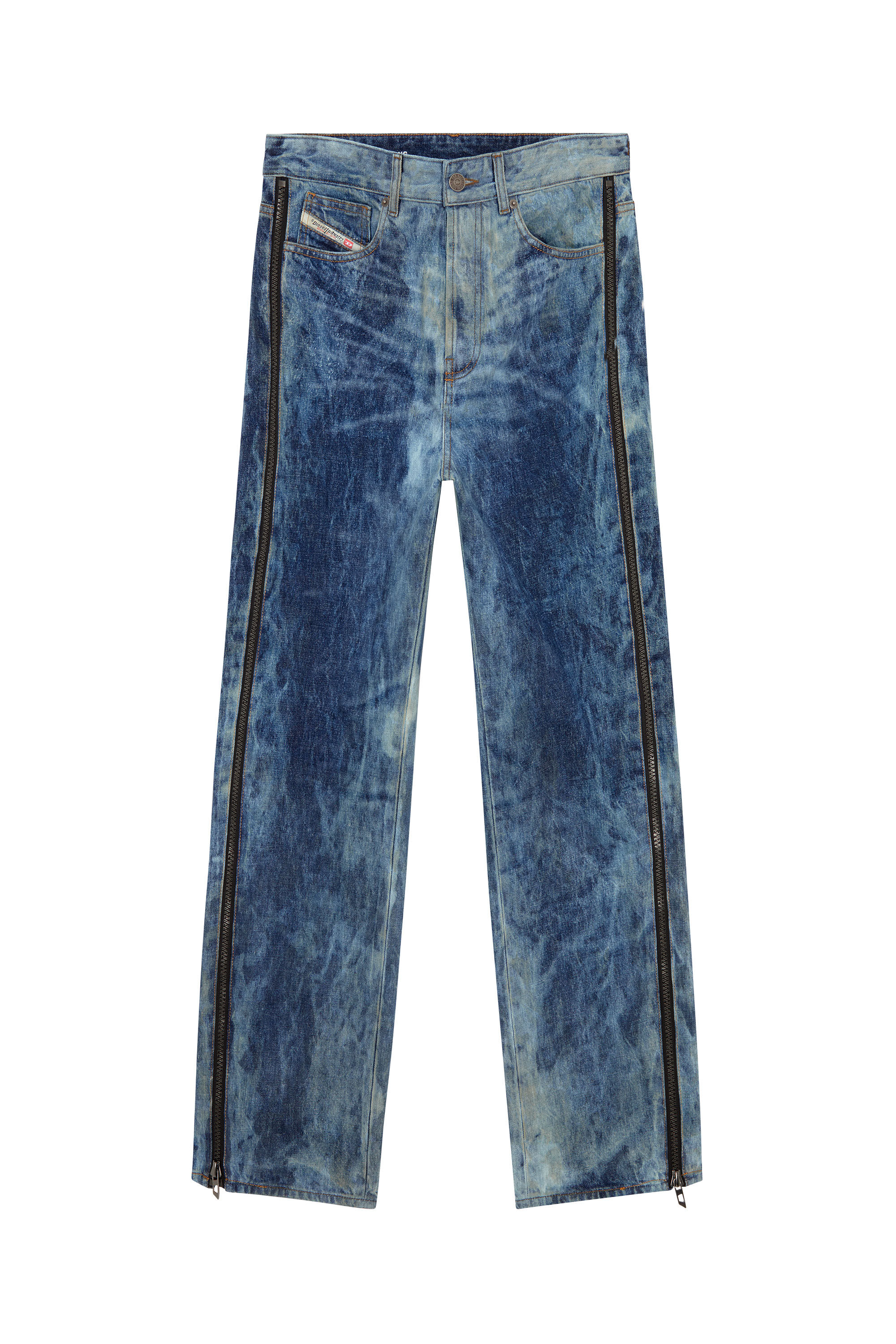 Diesel メンズ デニム D-Rise オーバーサイズ ストレート ジーンズ 
