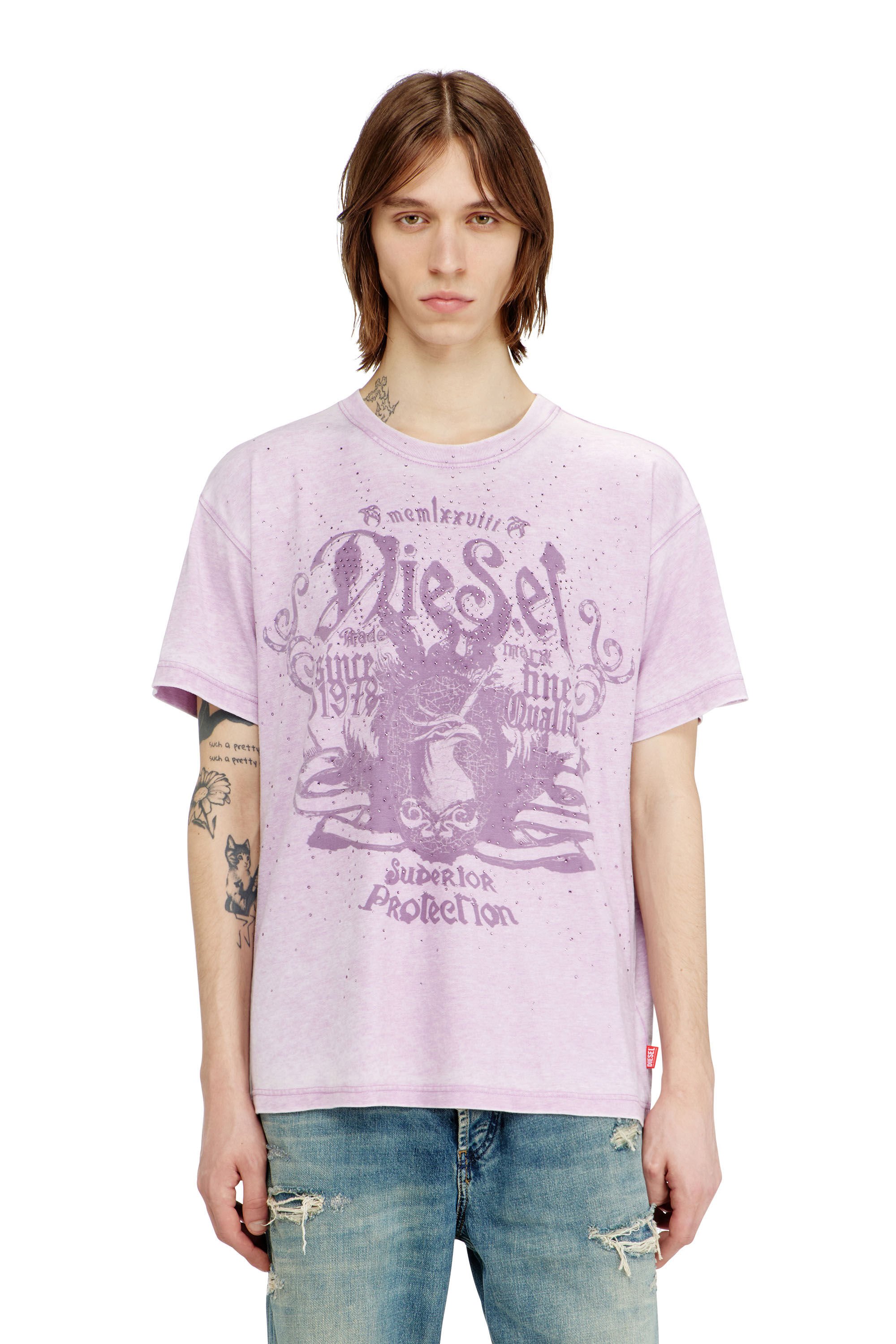 Diesel - T-NORM-AA8, Male's Tシャツ in null - 3