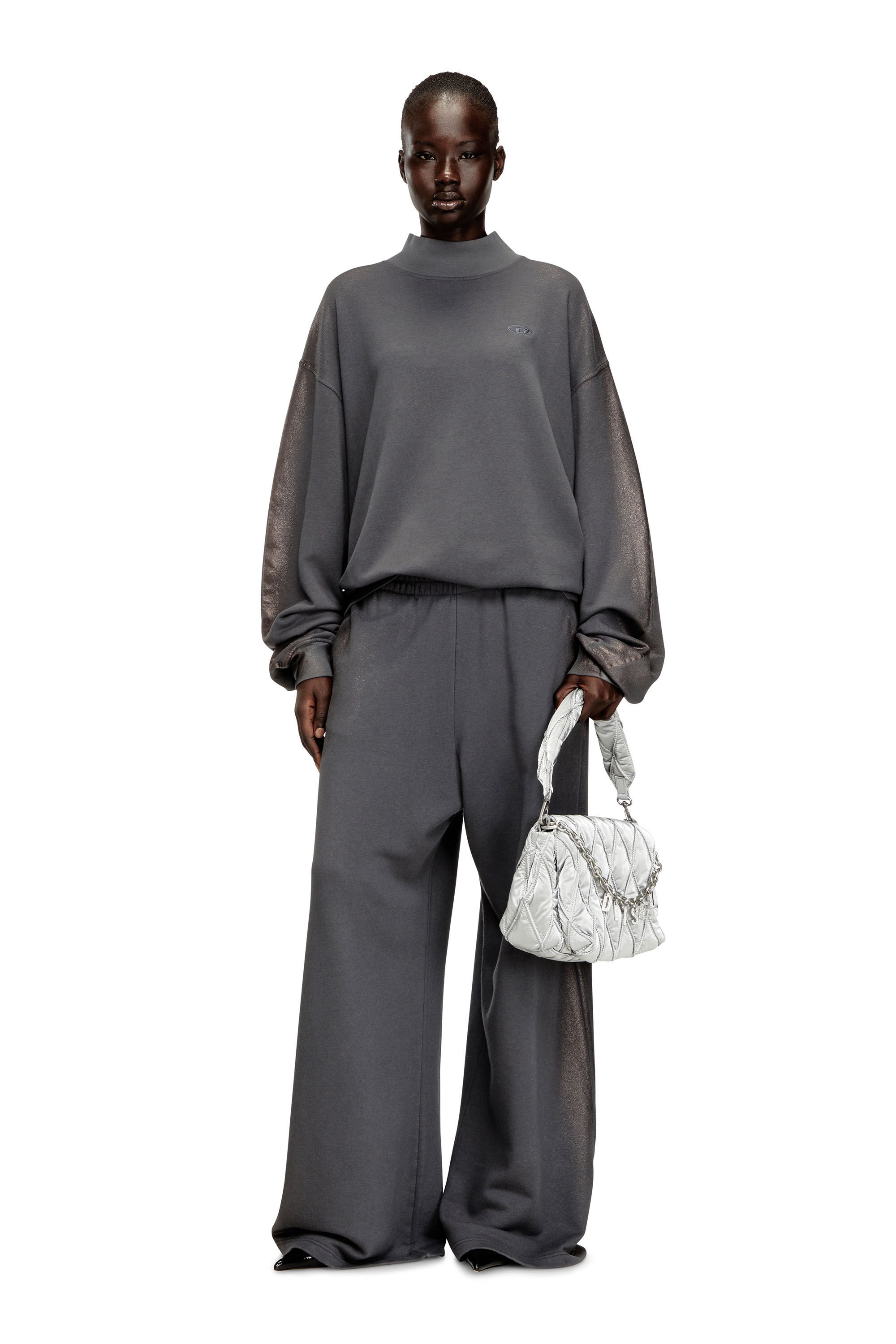 Diesel - F-ALEXAN-S1, Female's プルオーバースウェット in グレー - 1