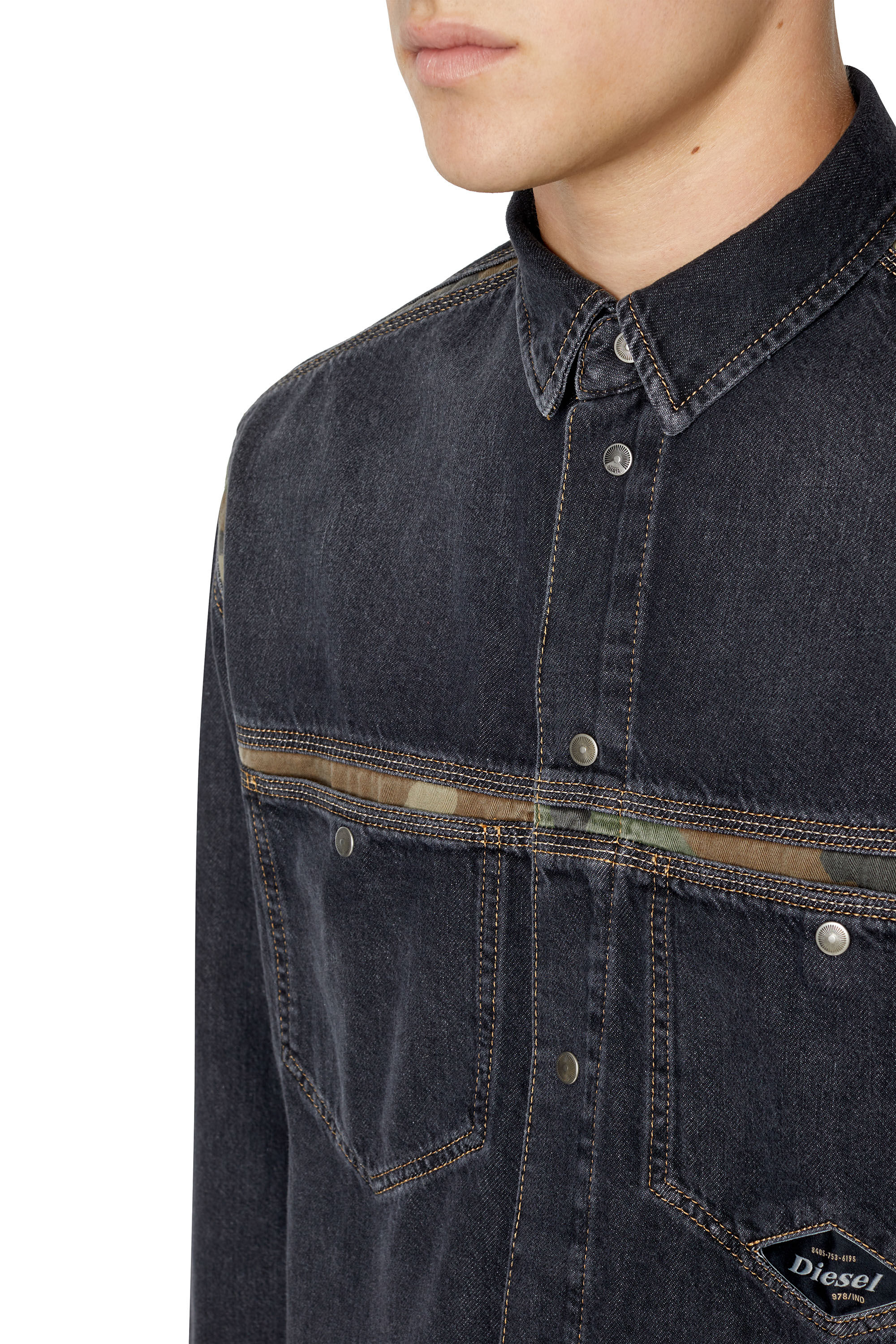 D-HOR-FS(UNISEX): デニムシャツ|ディーゼル(DIESEL)公式