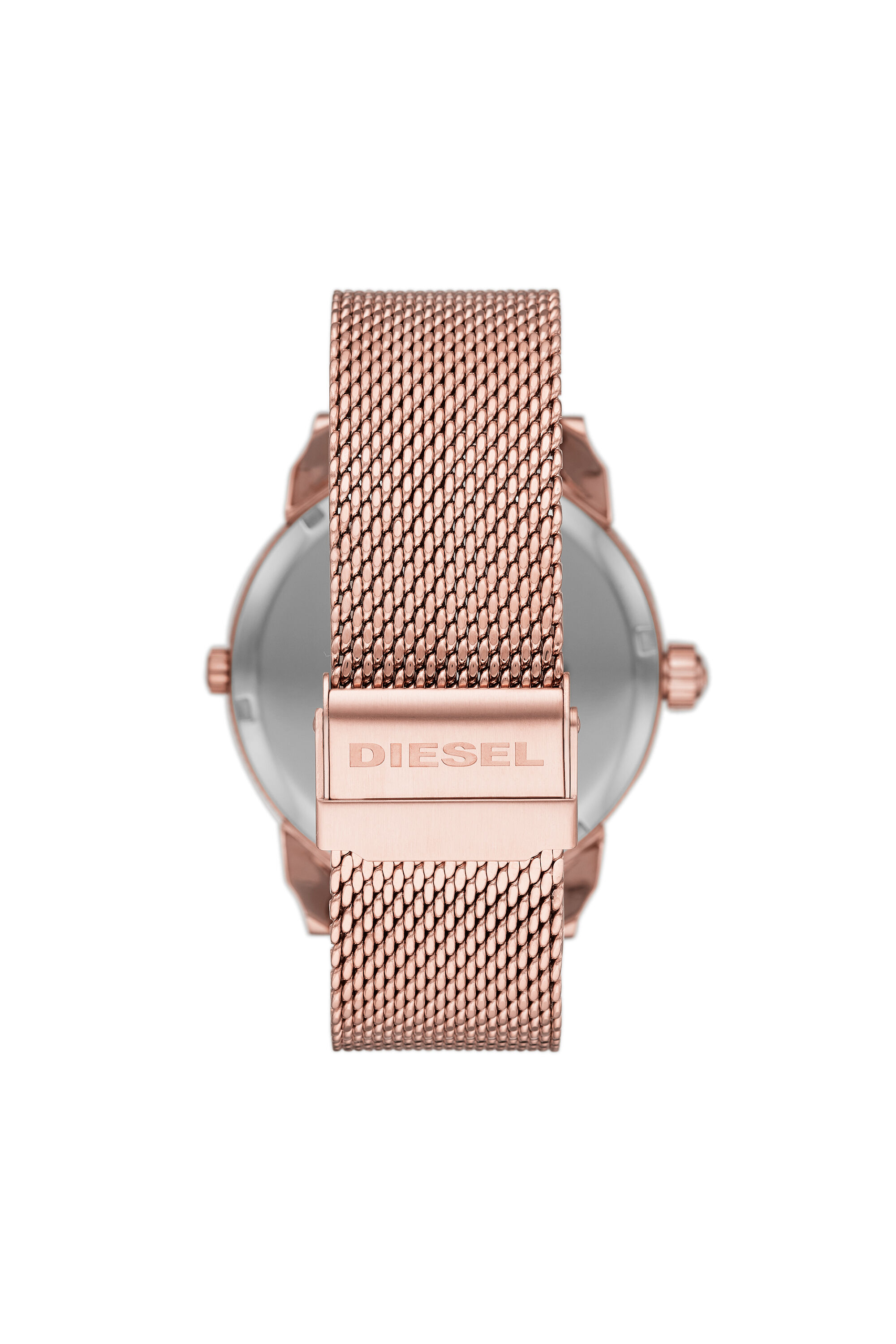 Diesel - DZ5600, Female's Mini Daddy Multifunction Rose Gold-Tone Stainless Steel Watch in ピンク / ホワイト - 2