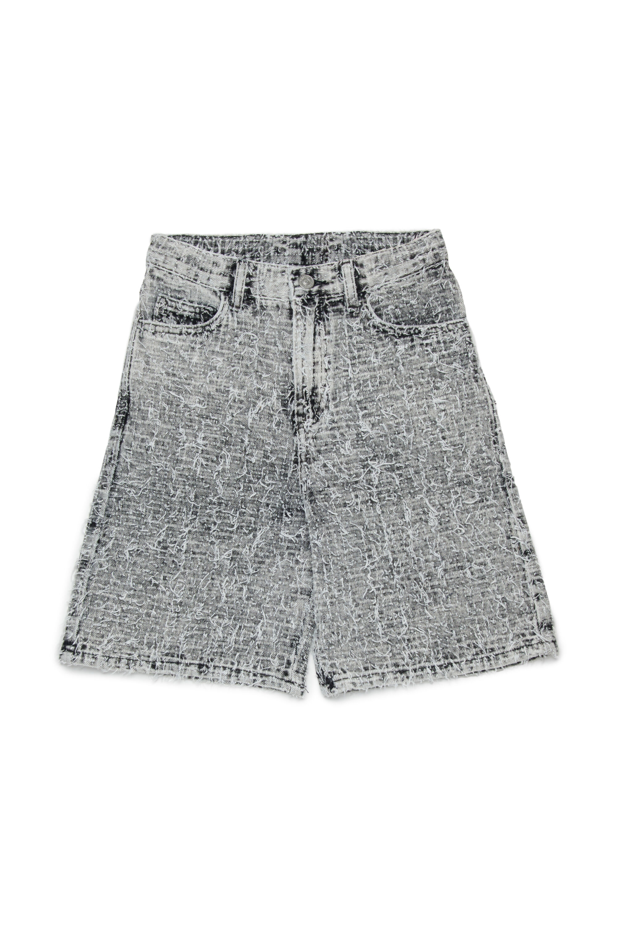 Diesel - D-ARGJX-SHORT-J, Female's デニムショートパンツ in グレー - 1