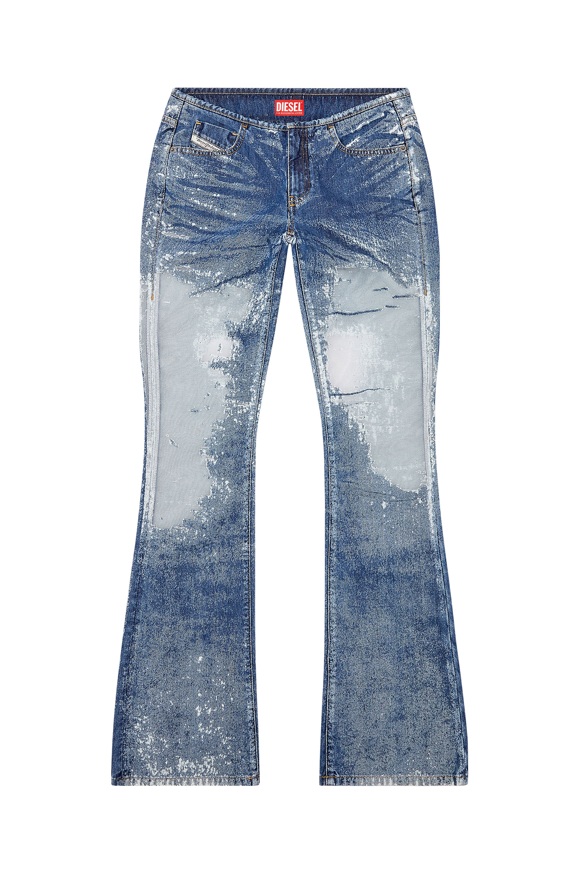 Diesel - Bootcut and Flare Jeans D-Shark 068JH, ミディアムブルー - Image 2