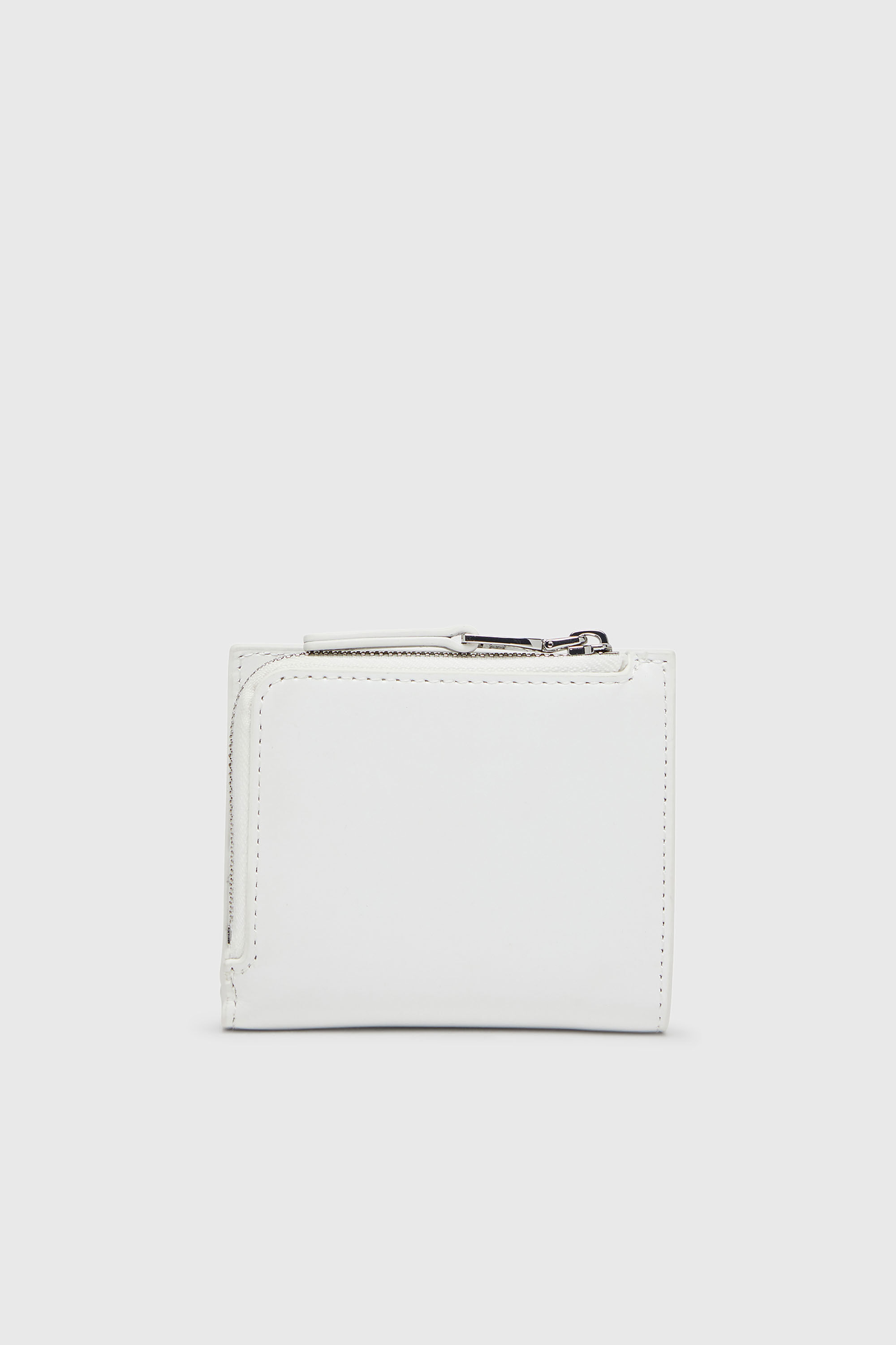 Diesel - 1DR BI FOLD ZIP L, Female's 二つ折りウォレット in ホワイト - 2