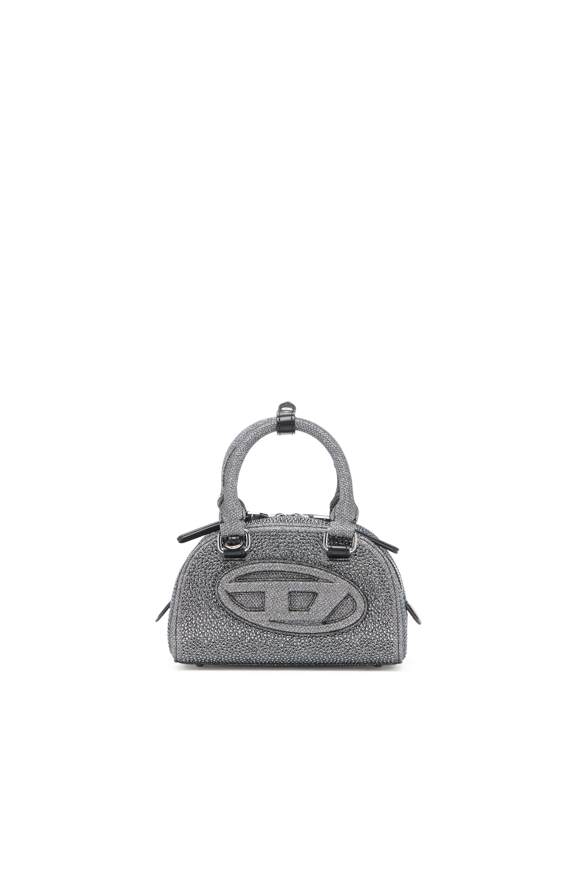Diesel - 1DR DOME CROSSBODY, Female's クロスボディバッグ in ブラック/シルバー - 1