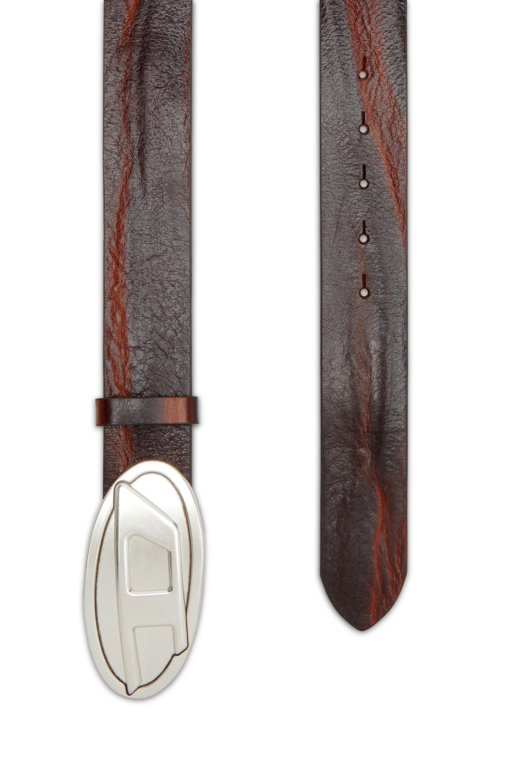 Diesel - B-1DR 2.0, Male's 4cm belt in waxed leather in null - 2