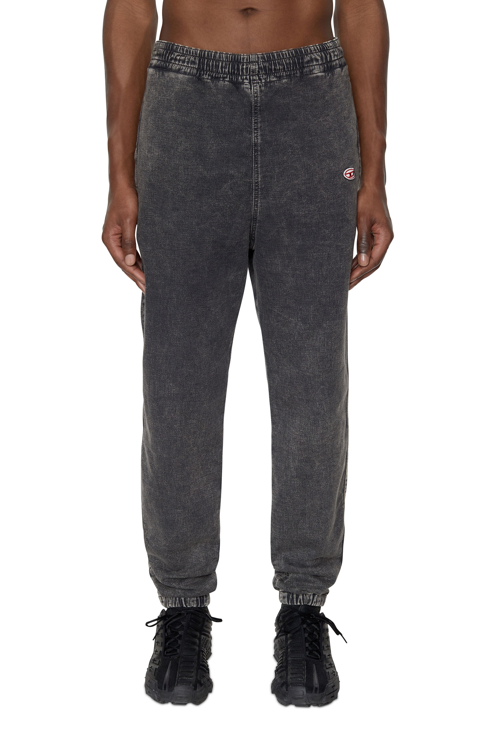 Diesel - Male's Tapered D-Lab Track Denim 069ZF, ブラック/ダークグレー - 3
