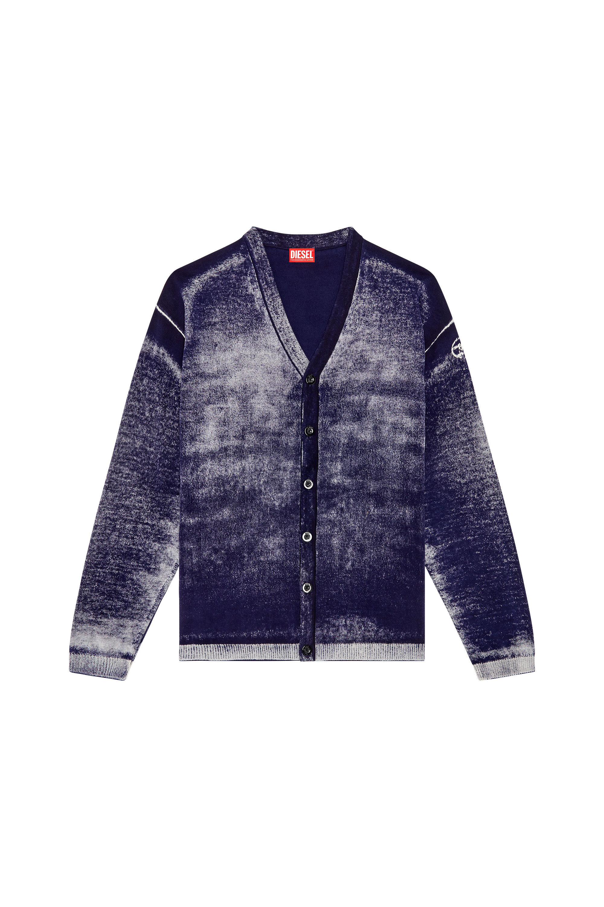 K-LARENCE-CARDIGAN-B ニット カーディガン｜ブルー｜メンズ｜ダーク 