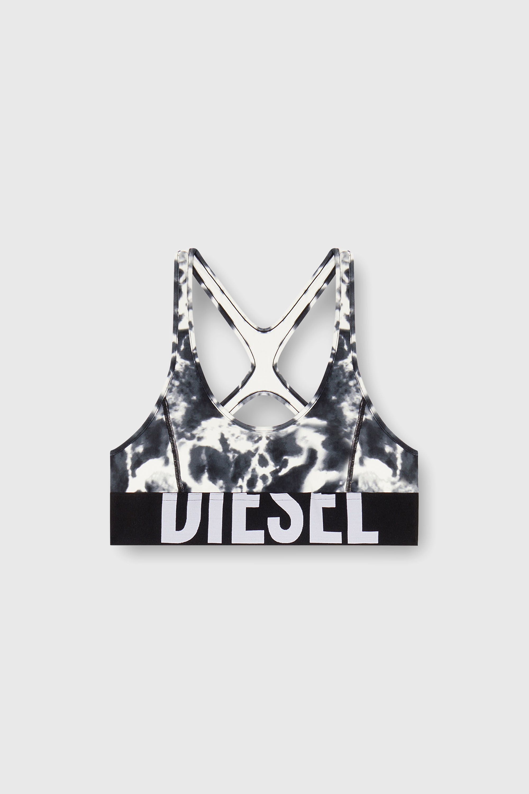 Diesel - ALLISON-D-POP, Female's スポーツブラ in ホワイト/ブラック - 2
