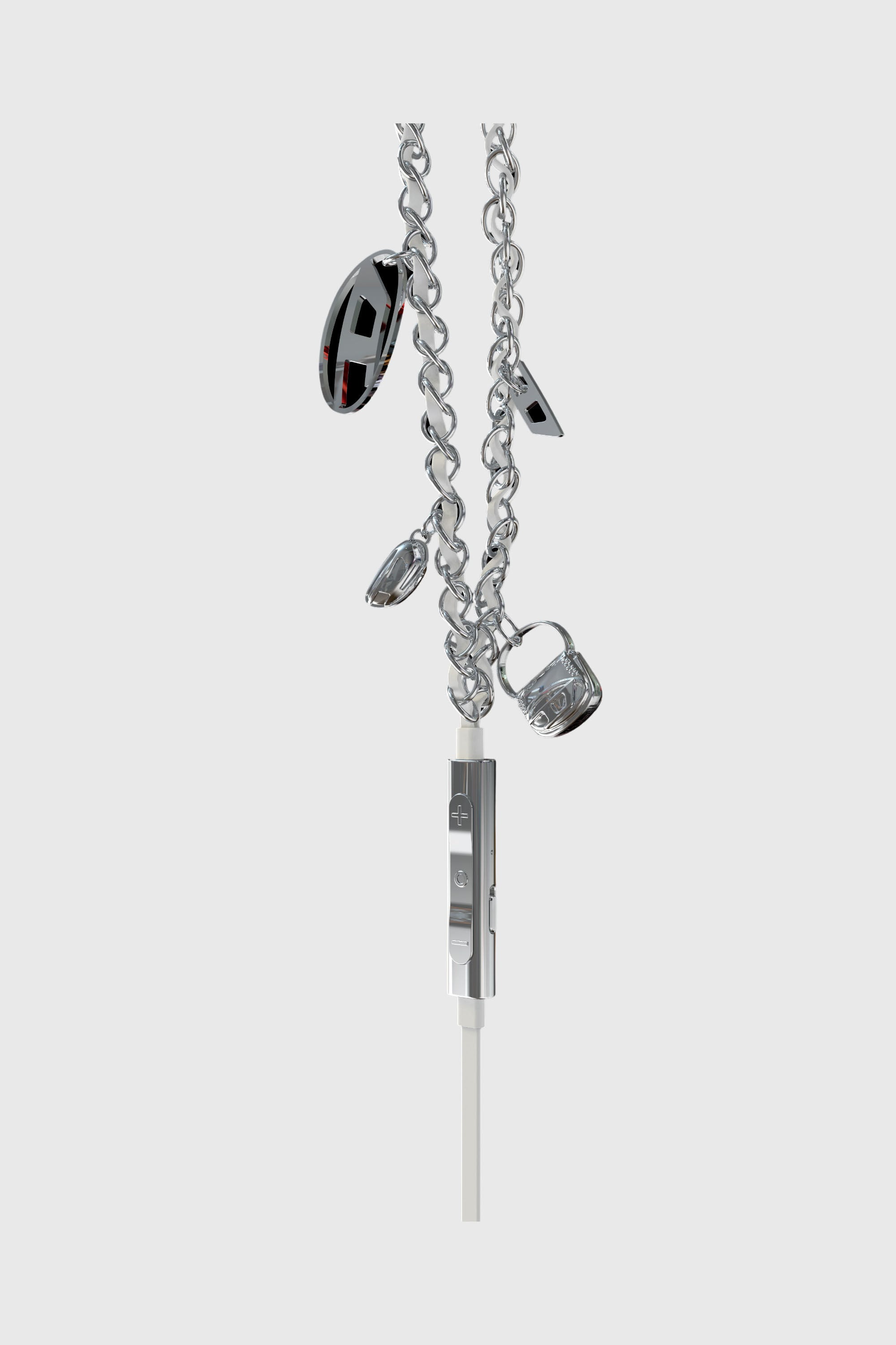 Diesel - 60458  WIRED EARBUDS WIRED EARBUDS, Unisex's UNIVERSAL in シルバー - 2