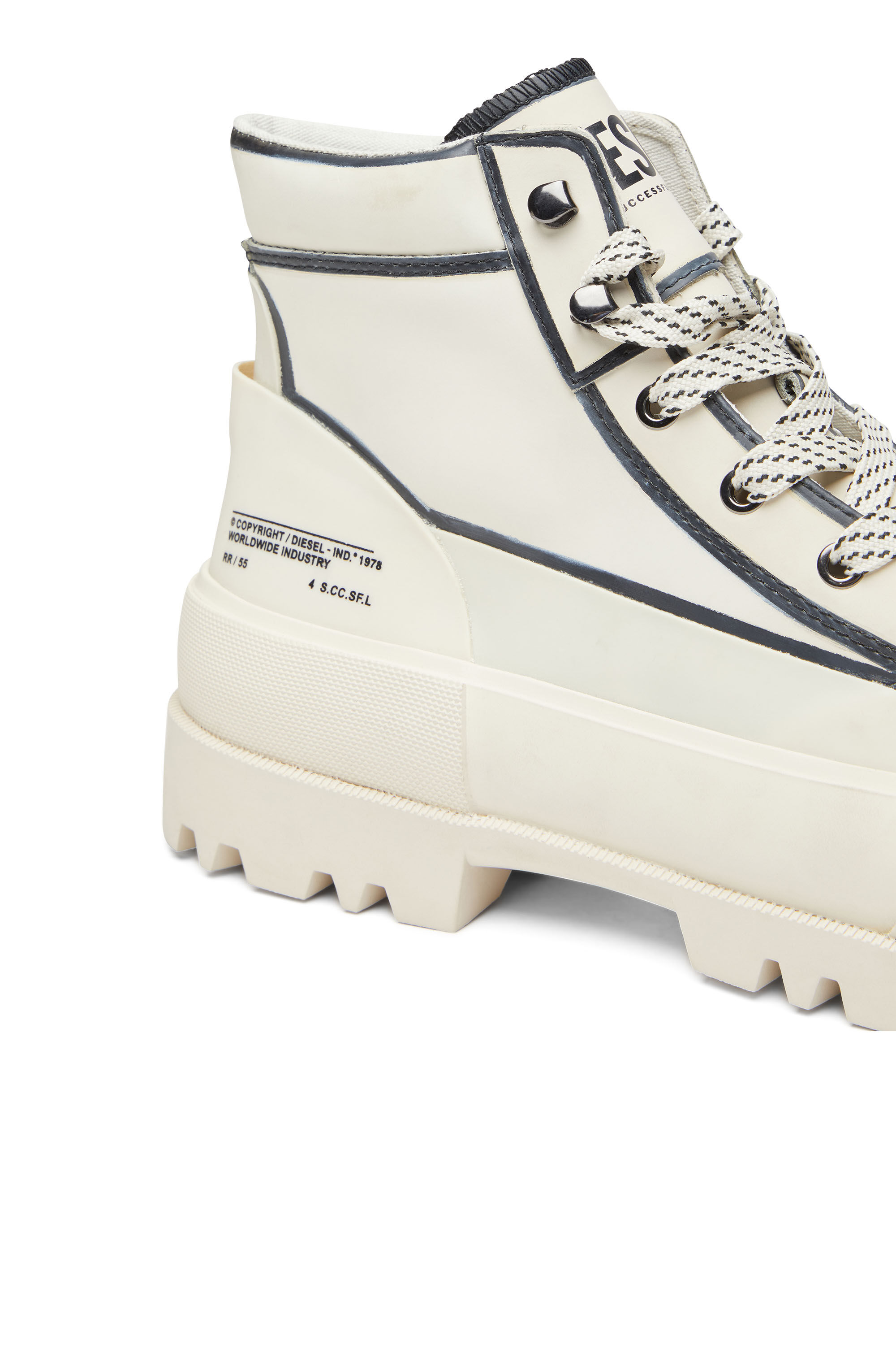 Diesel] すご [ディーゼル] メンズ カウレザー レースアップブーツ 