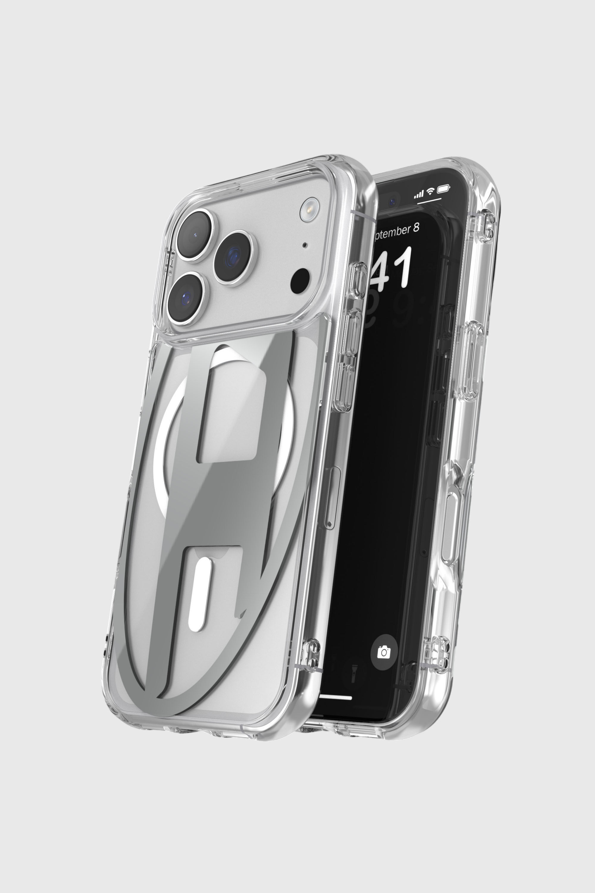 60413 AOP CASE IPHONE 17 PRO｜グレー｜ウィメンズ｜DIESEL