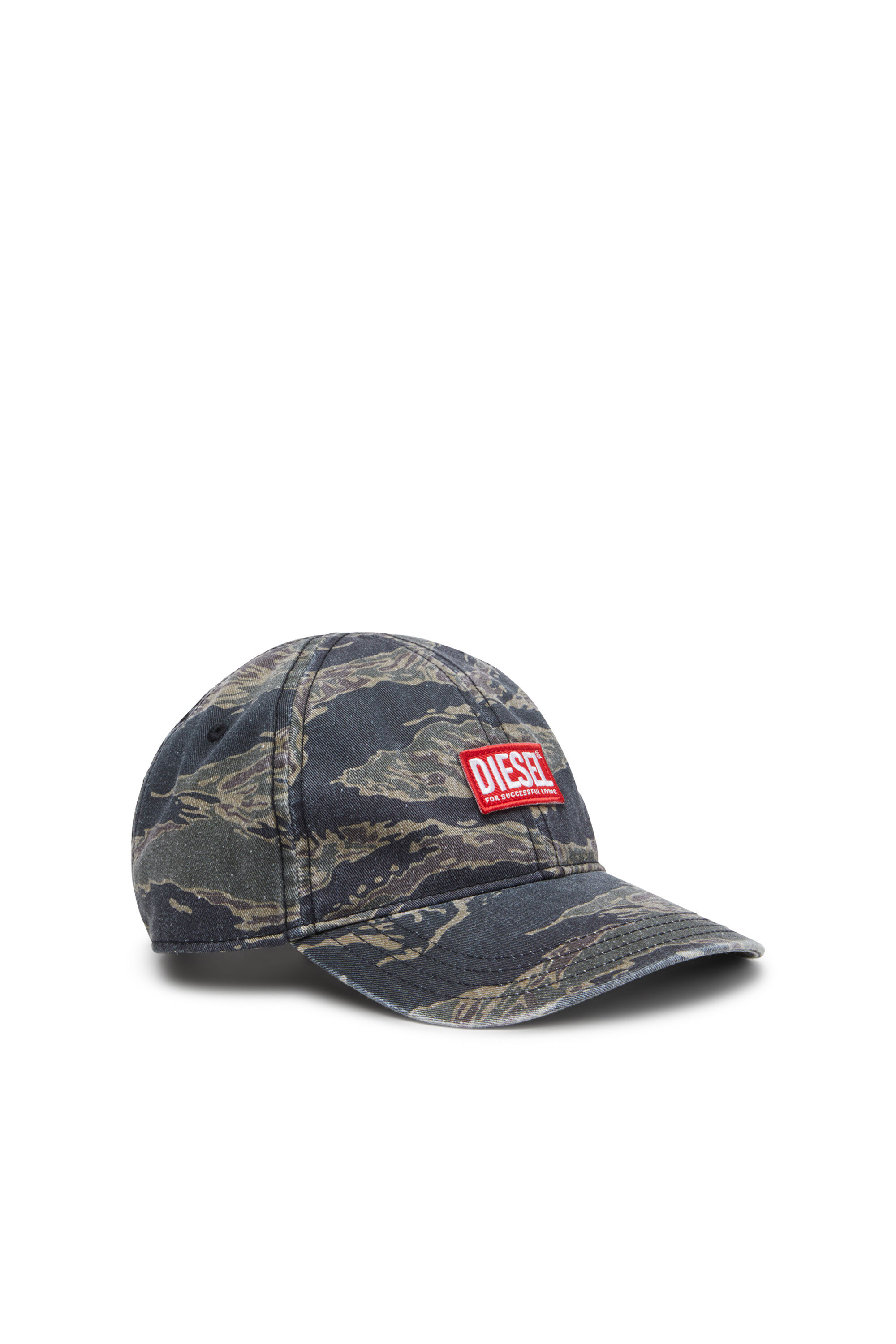 C-VADO Baseball cap with camo print｜グリーン｜メンズ｜DIESEL