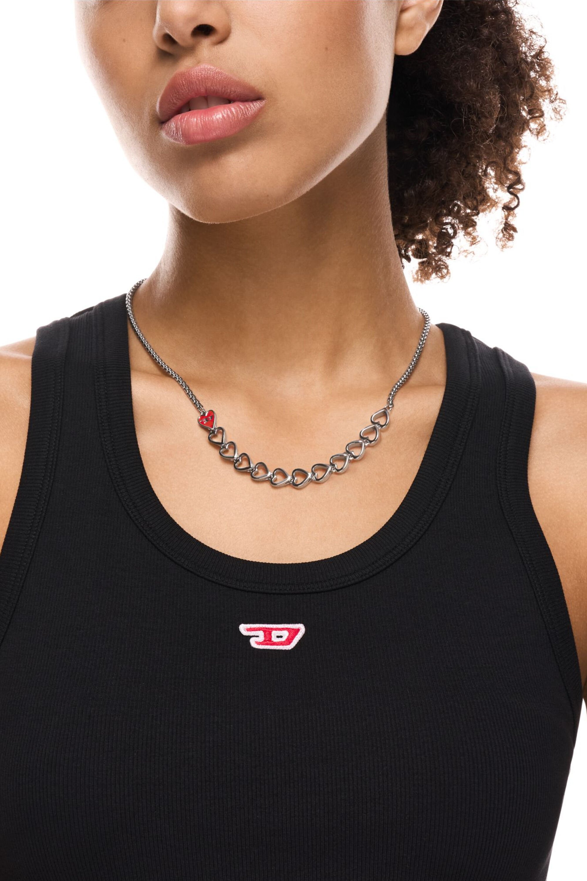 Diesel - DX166640 JEWELLERY, Unisex's Stainless Steel Chain Necklace in シルバー - 3