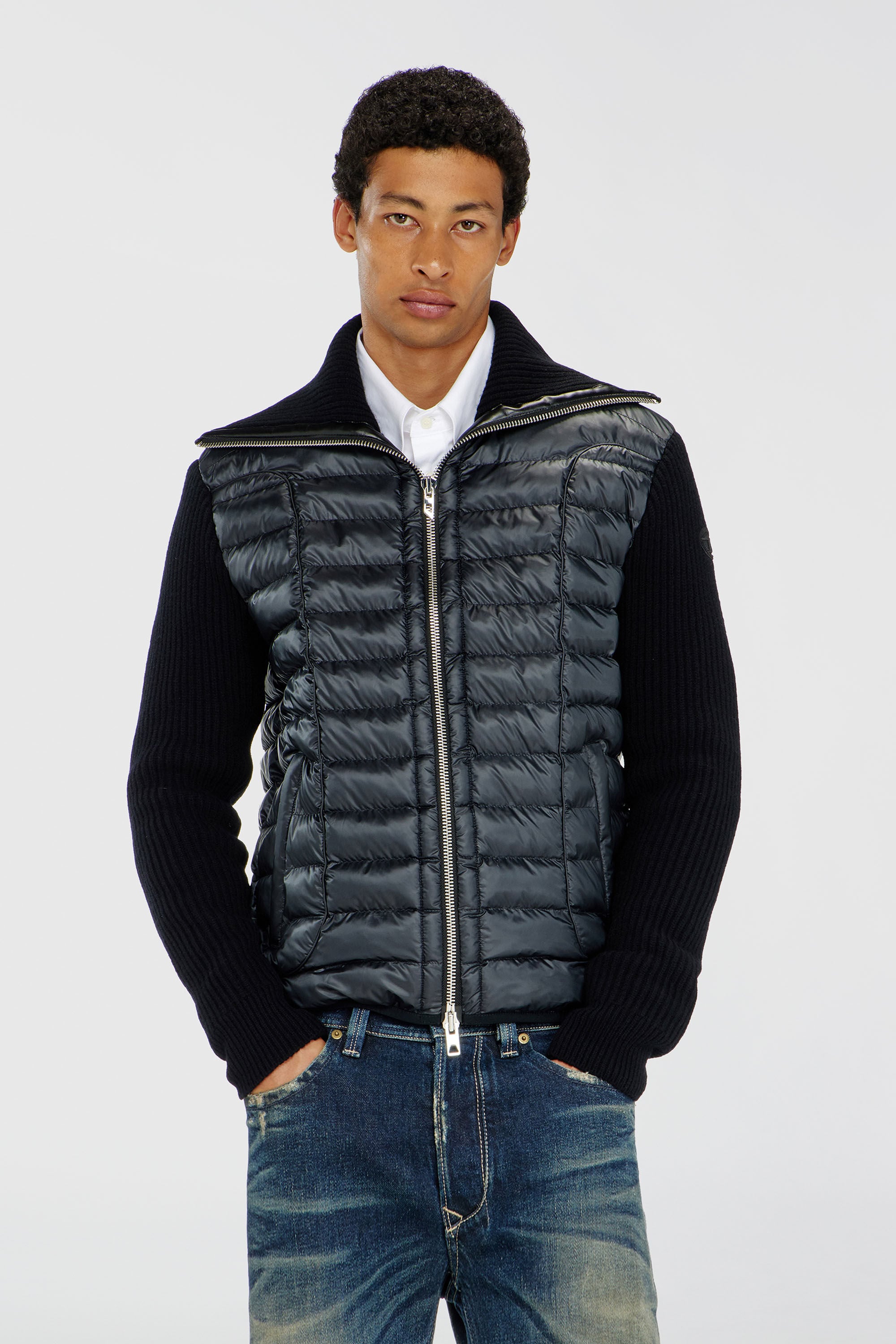 Diesel - W-SAYER, Male's ジャケット in ブラック - 3
