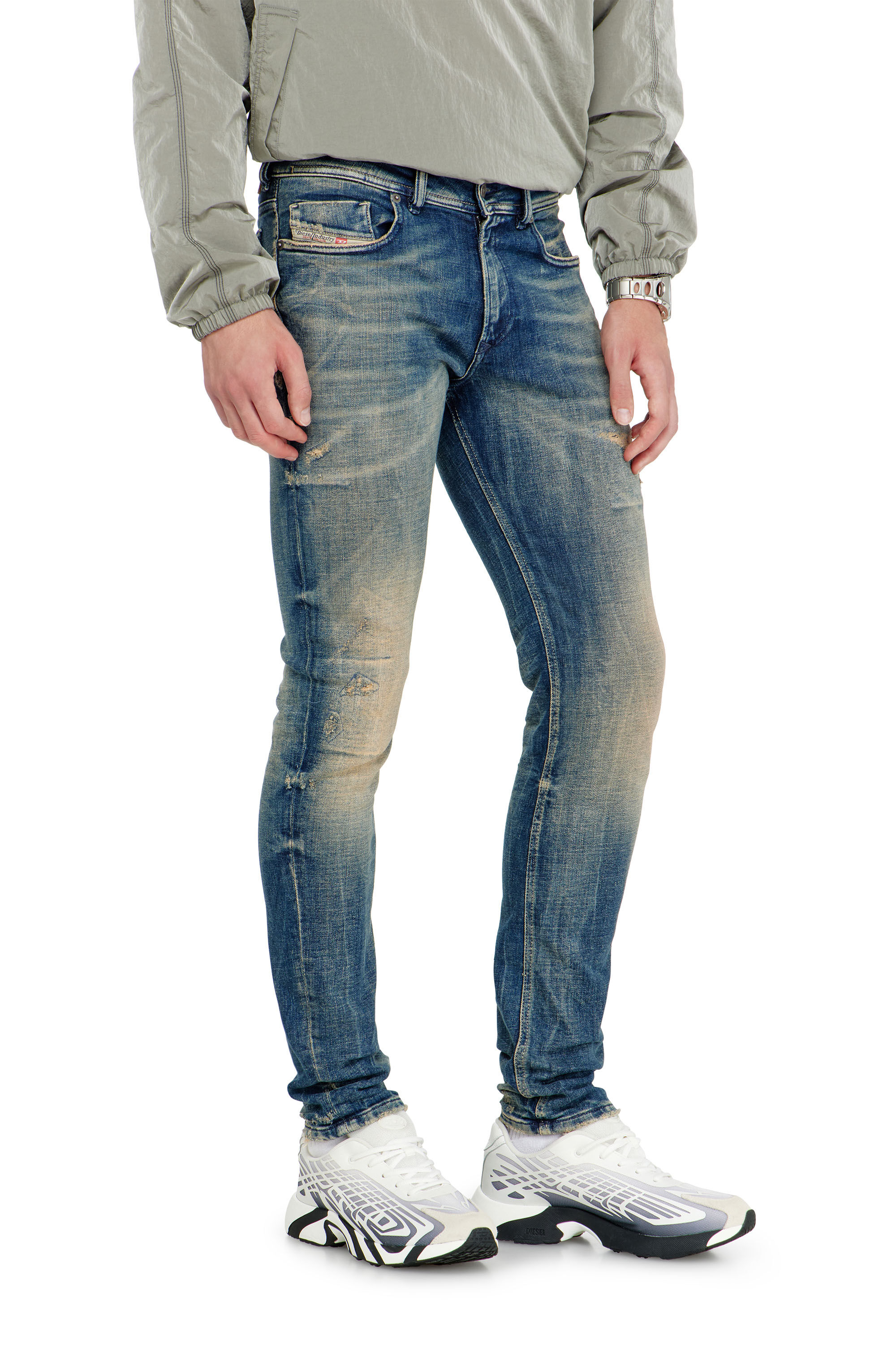 Diesel - Male's Skinny Jeans 1979 Sleenker 09P68, ダークブルー - 7