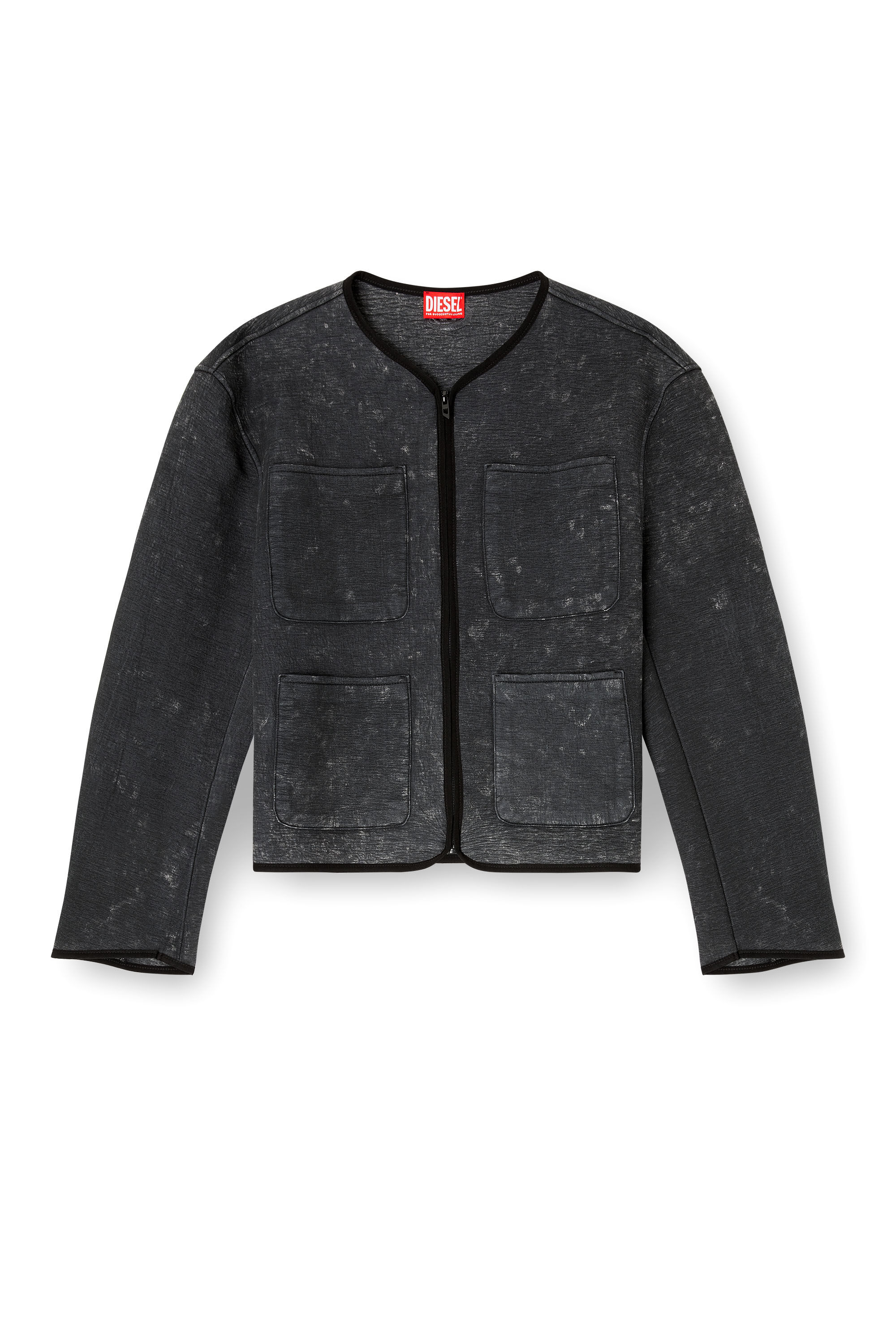 Diesel - G-TES, Female's ジップアップジャケット in ダークグレー - 2