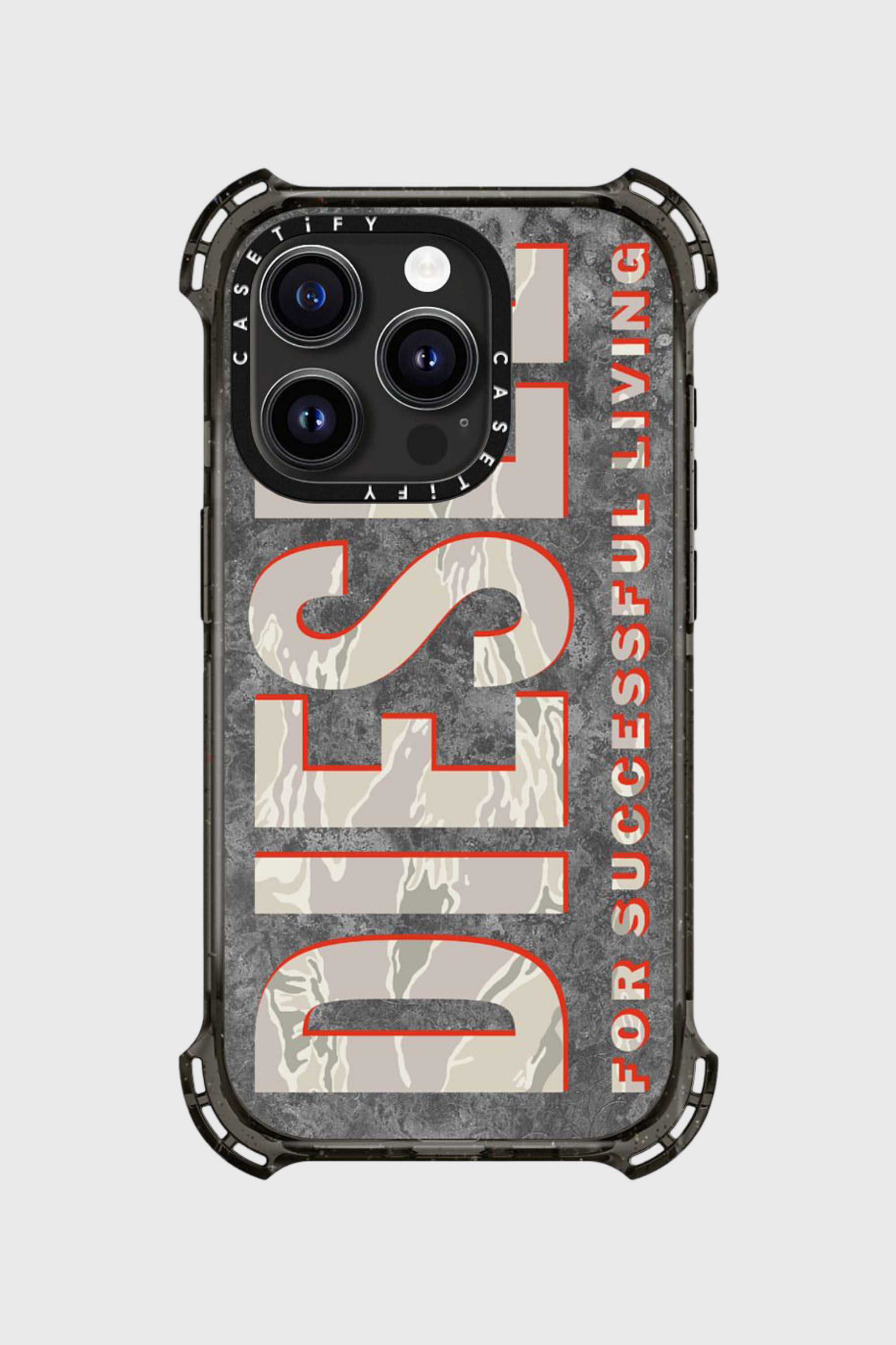 Diesel - 60308 CASETIFY MOULDED CASE, Unisex's IPHONE 15 PRO in ブラウン/ホワイト - 6