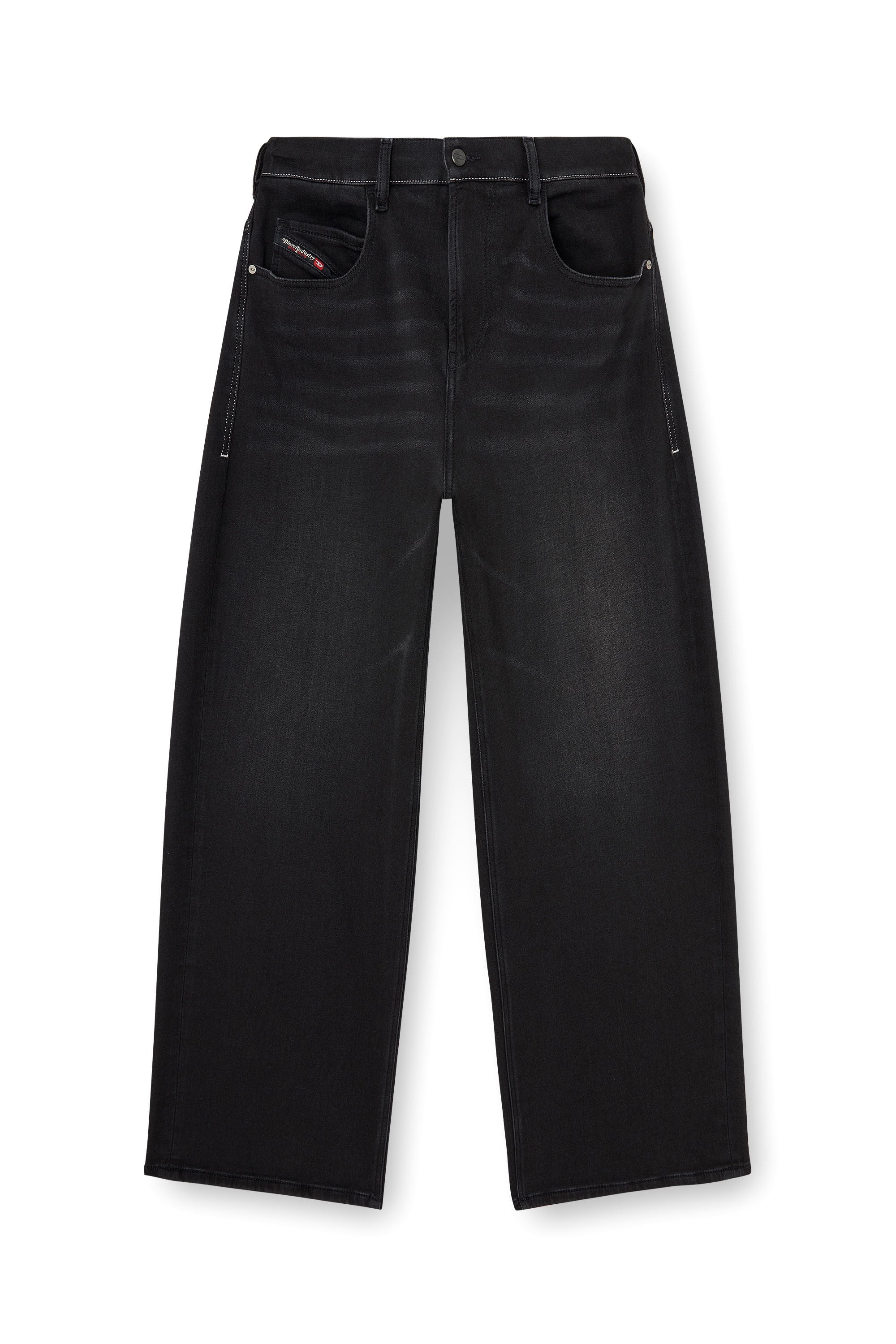 Diesel - Unisex's Relaxed 2097 D-Enim-M Joggjeans&reg; 09P90, ブラック/ダークグレー - 4