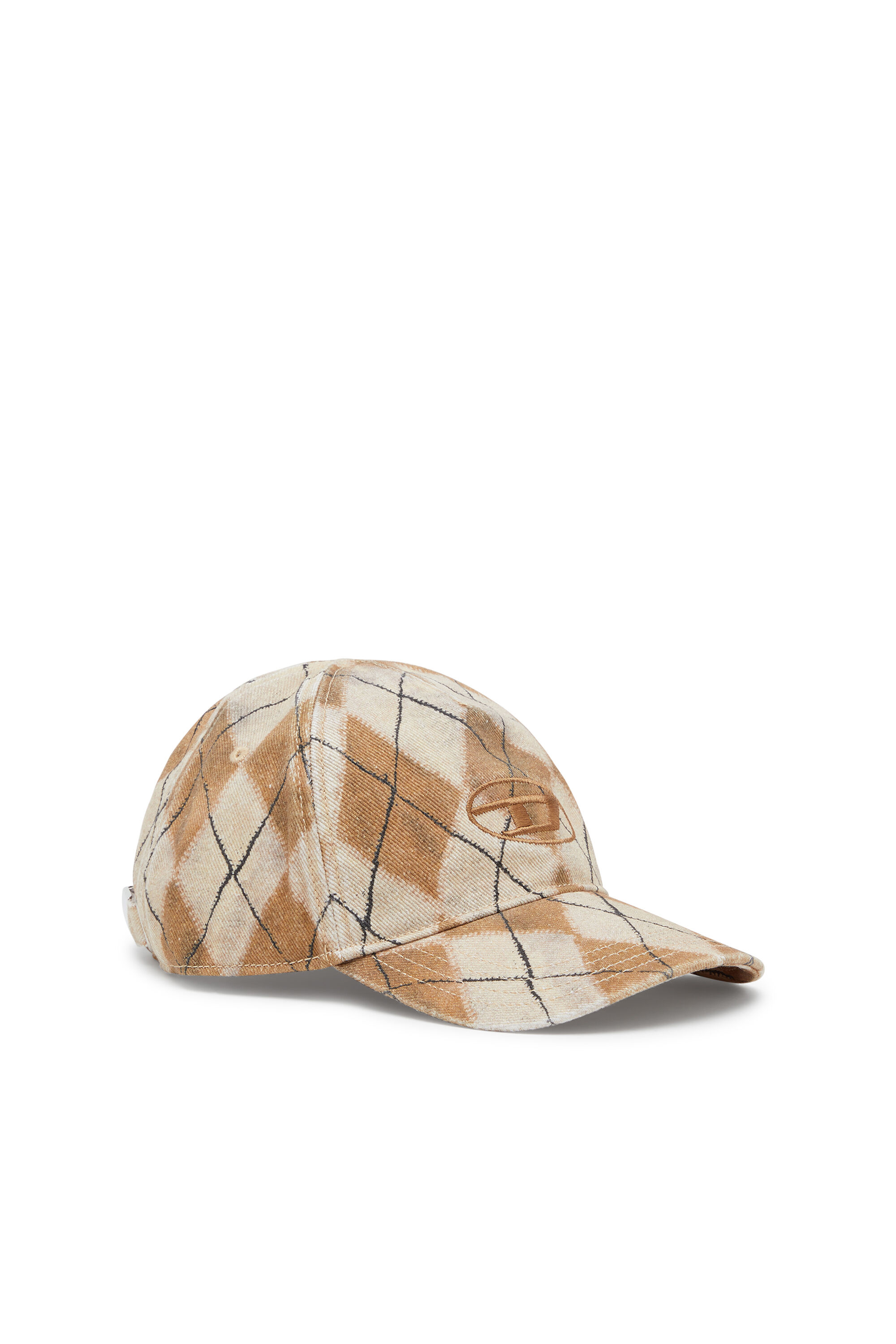 Diesel - C-ROUMB, Male's ベースボールキャップ in ベージュ - 1