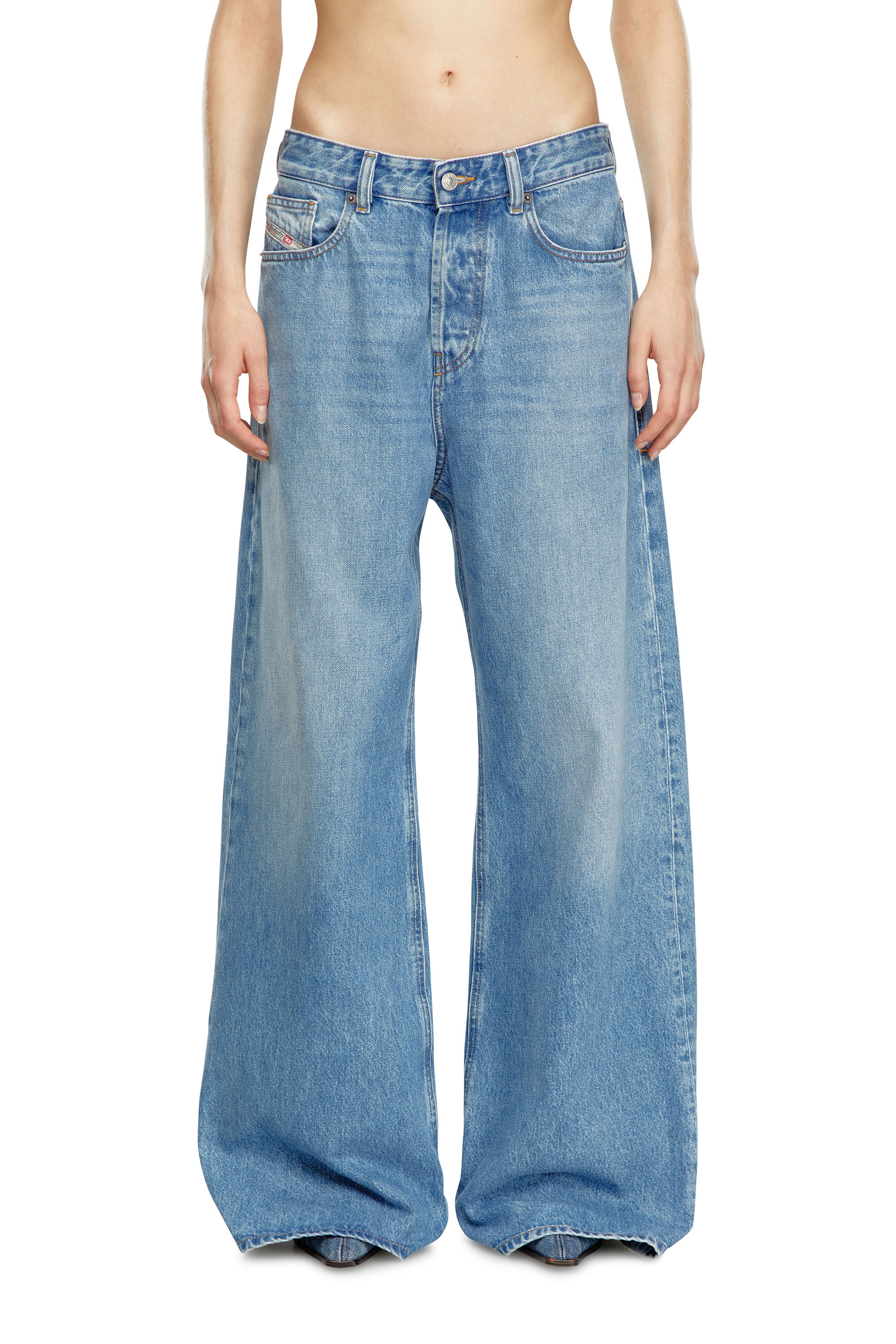 Diesel - Female's Relaxed Jeans 1996 D-Sire 09I29, ライトブルー - 3