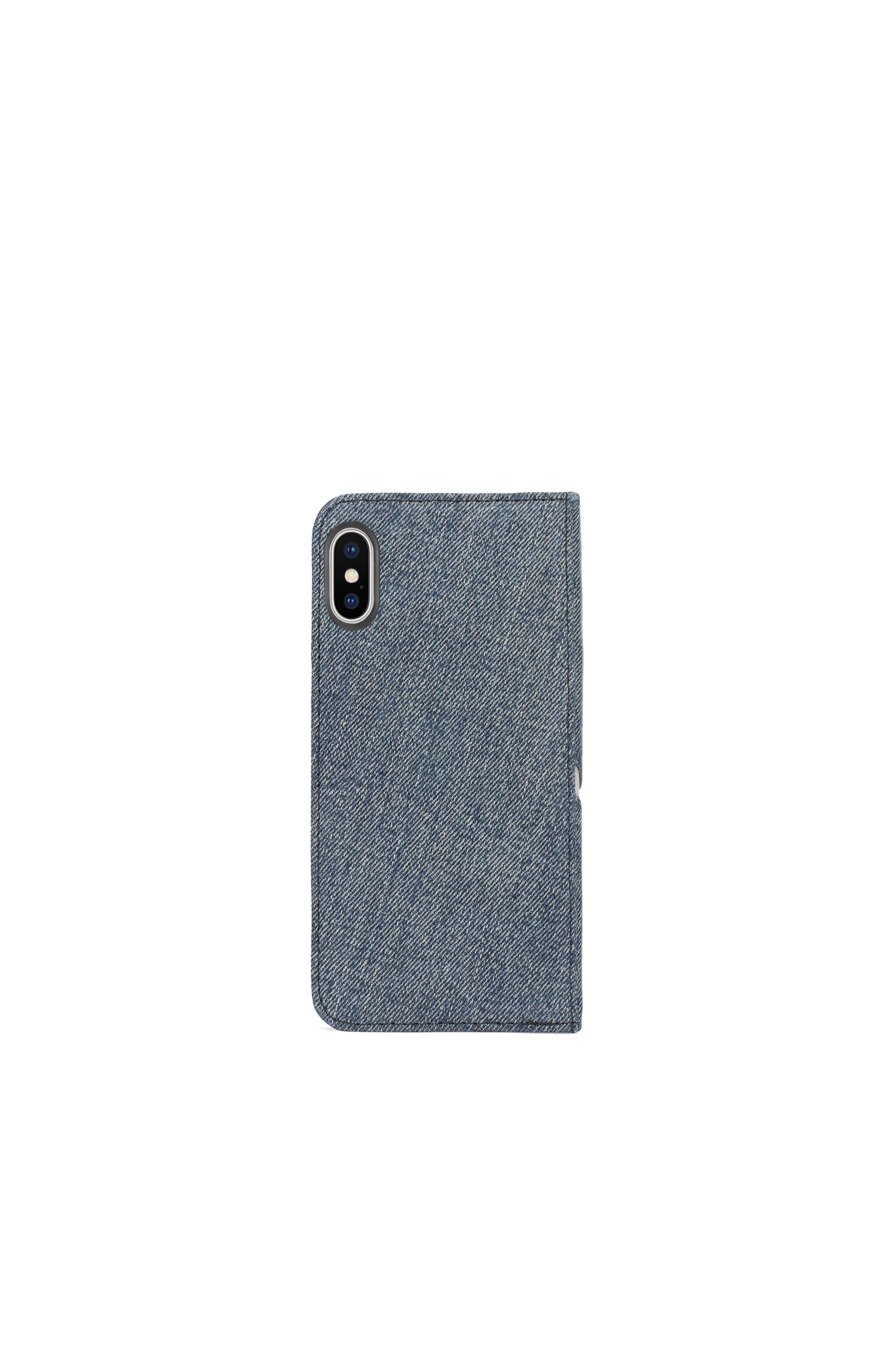 Diesel - DENIM IPHONE X FOLIO, ブルージーンズ - Image 2