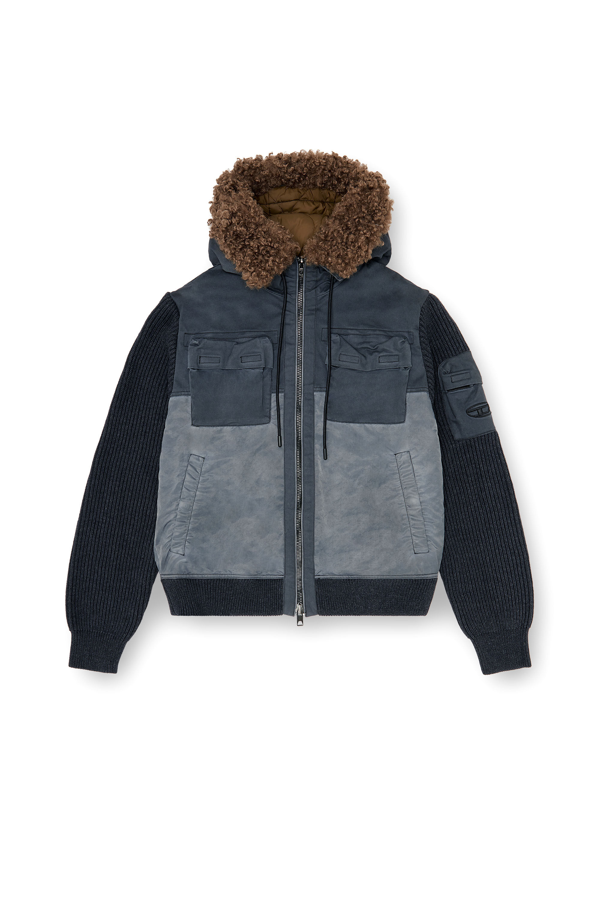 Diesel - W-DELLS, Male's ジャケット in ダークブルー - 2