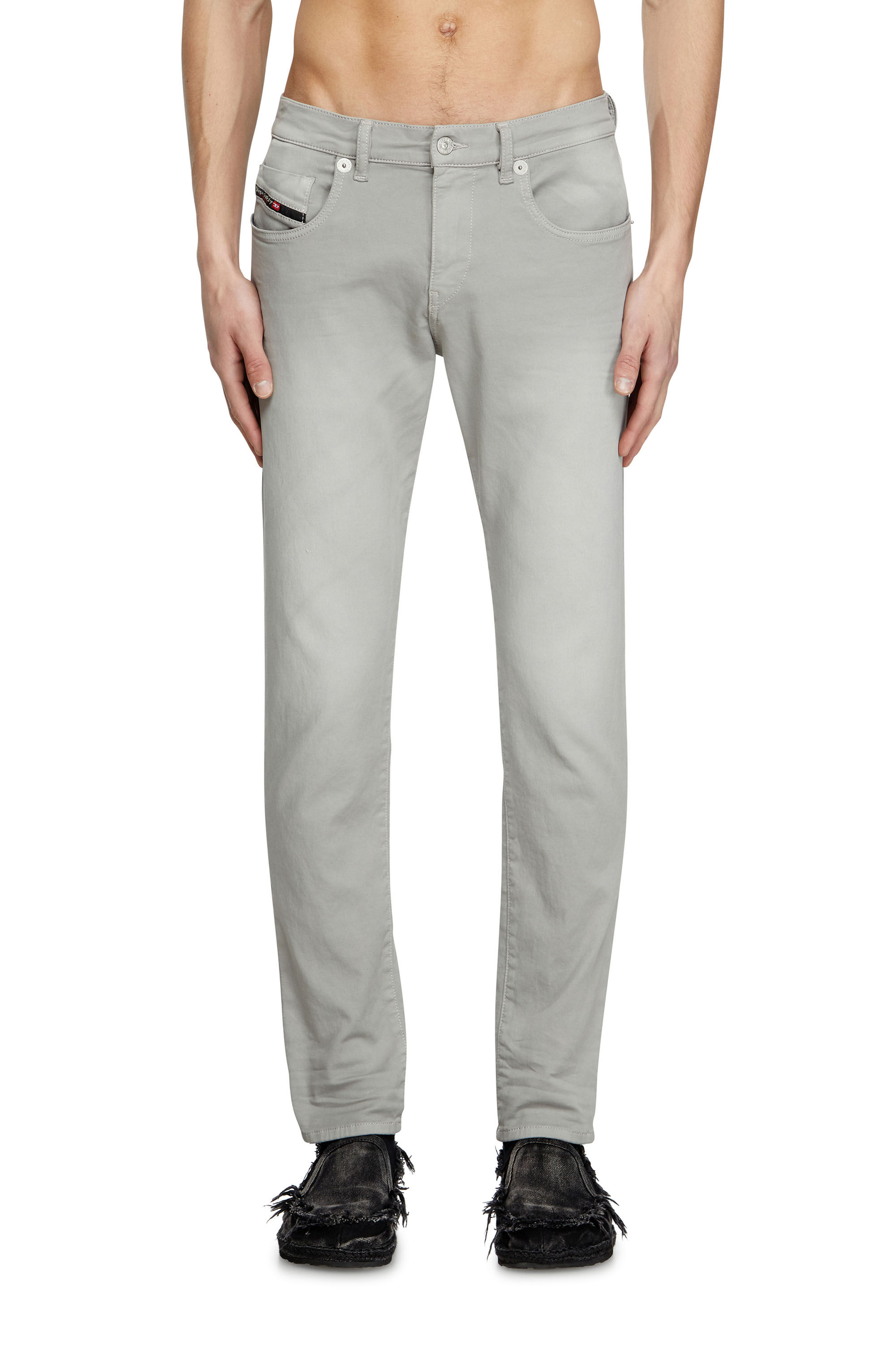 Diesel - Male's Slim 2060 D-Strukt Joggjeans® 0670M, ライトグレー - 3
