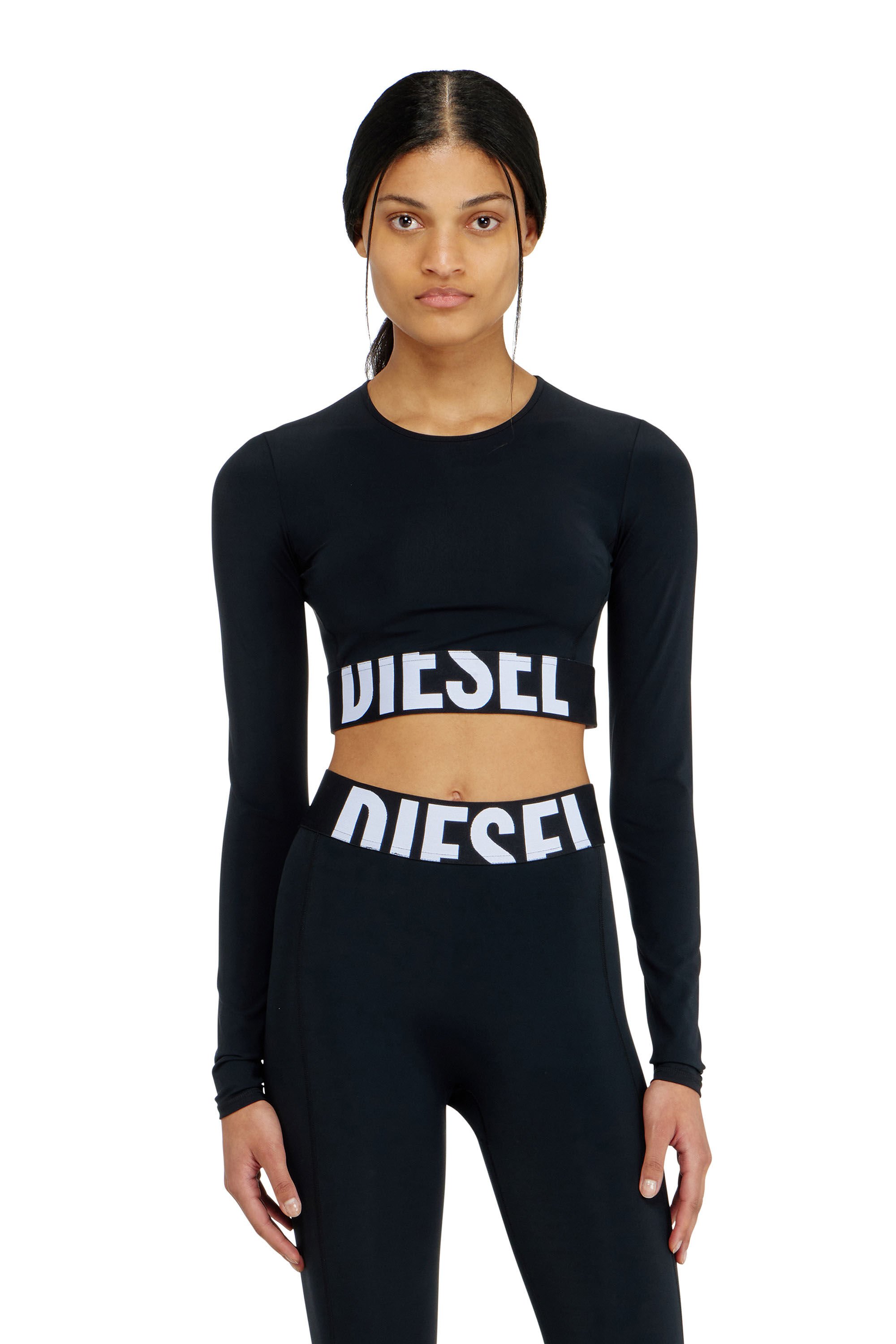 Diesel - MELISSA-D-POP, Female's 長袖Tシャツ in ブラック - 3